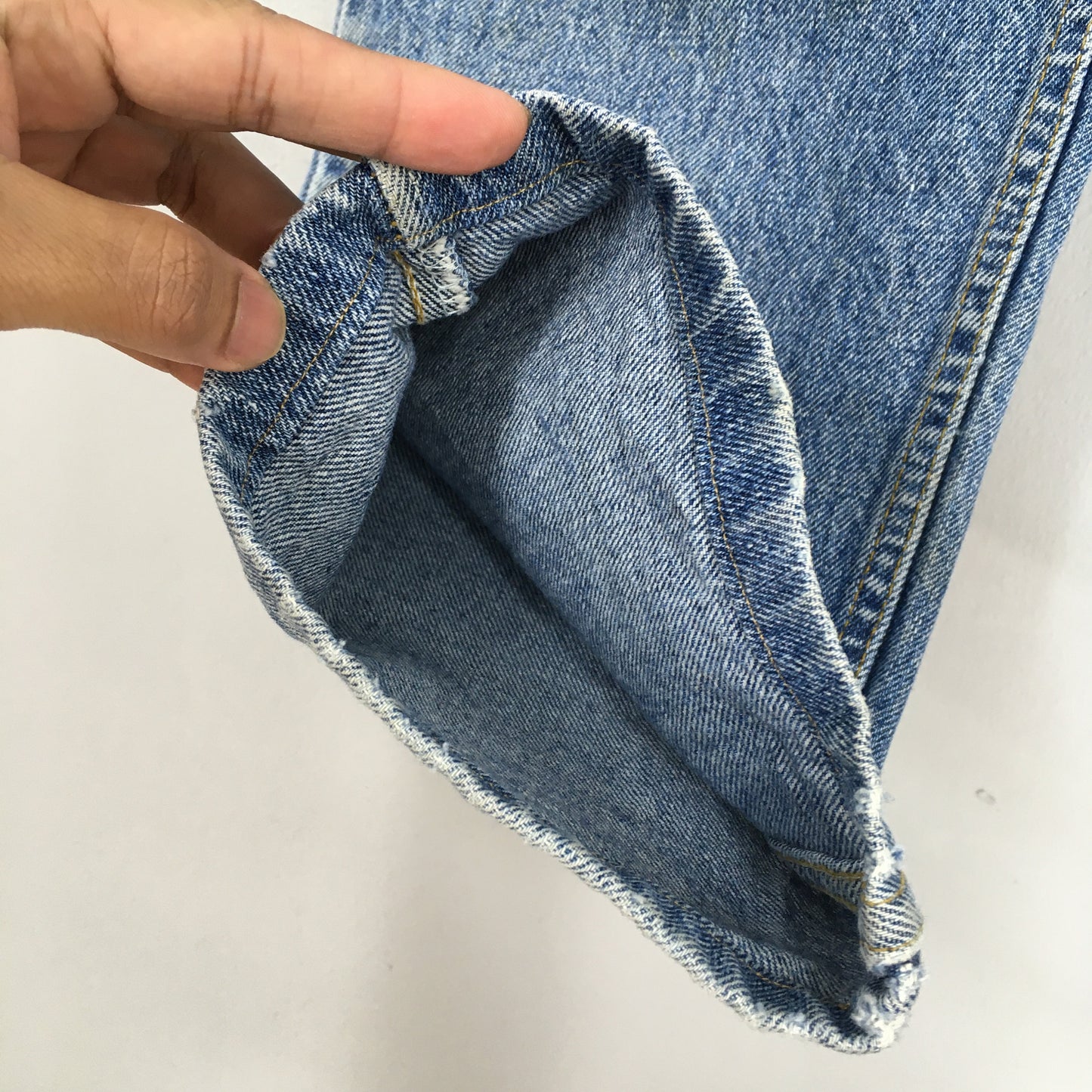 Levi's 512 Blue Jeans Straight Cut Size 33x30.5