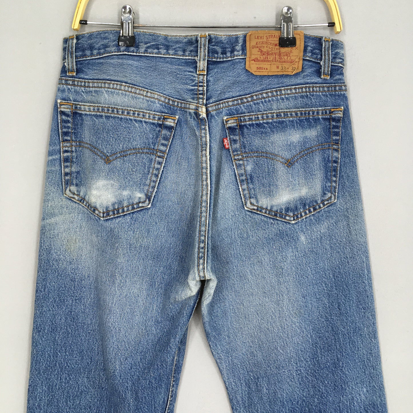 Levi's 501XX Ripped Blue Jeans Size 31x29