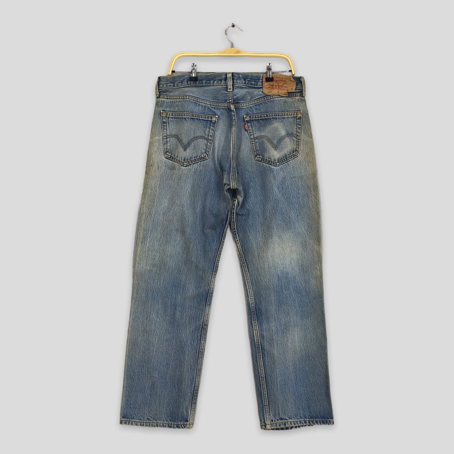 Levi's 501 Distressed Dirty Jeans Size 34x28.5