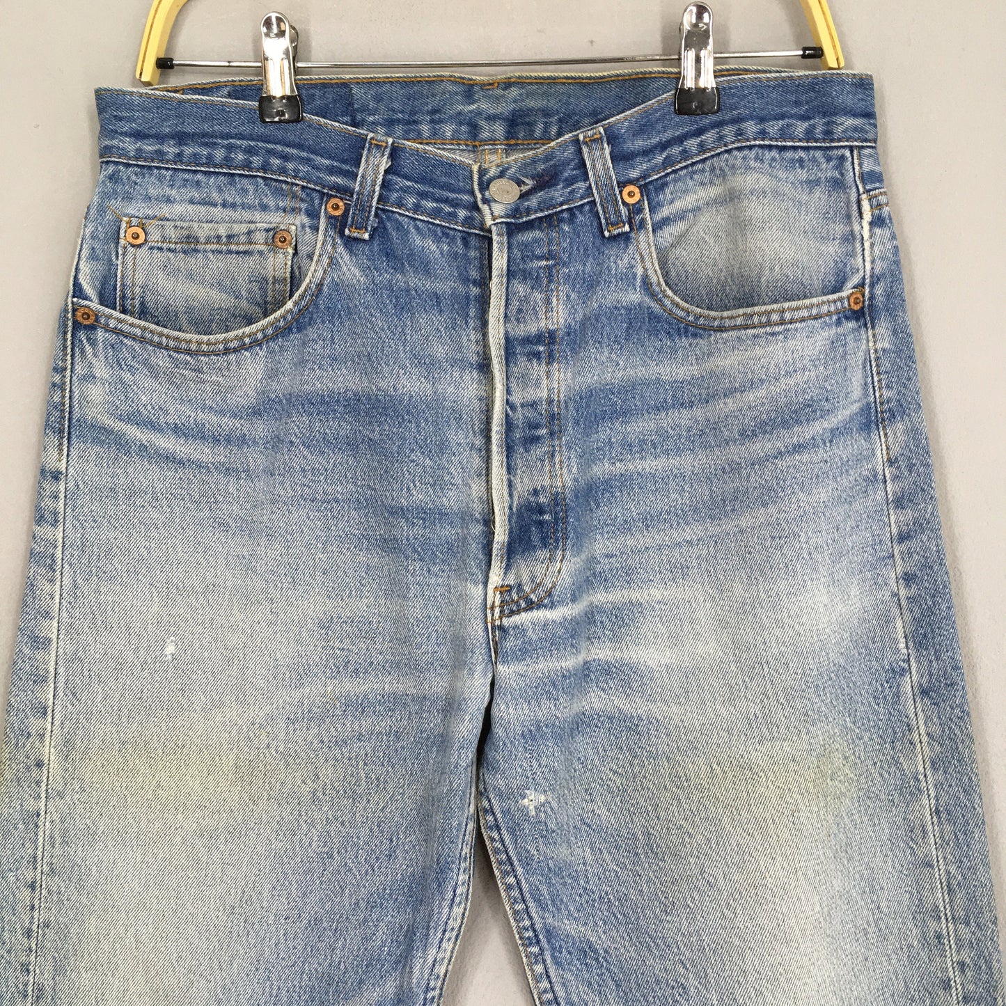 Levi's 501XX Faded Blue Jeans Size 32x30