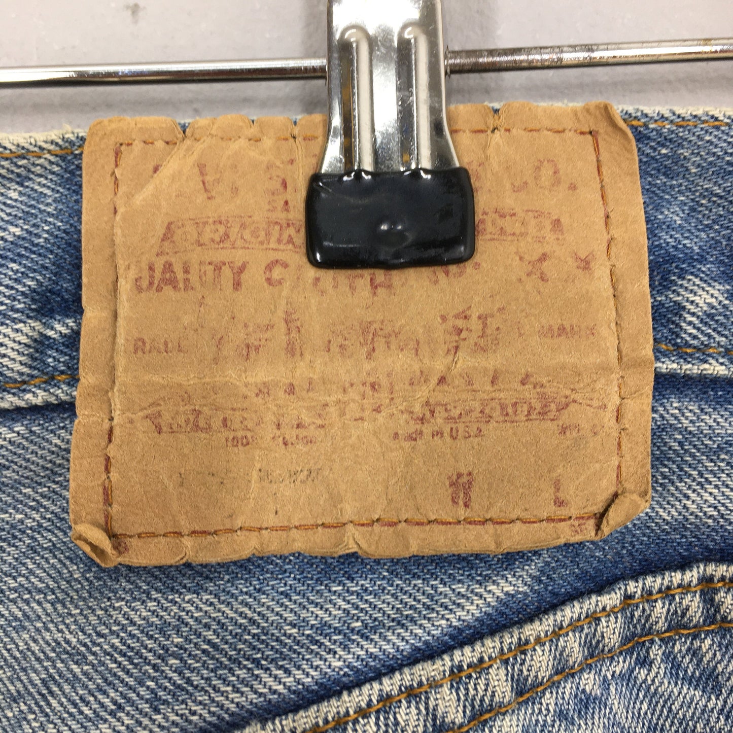 Levi's 501 Faded Dirty Blue Jeans Size 29x30.5