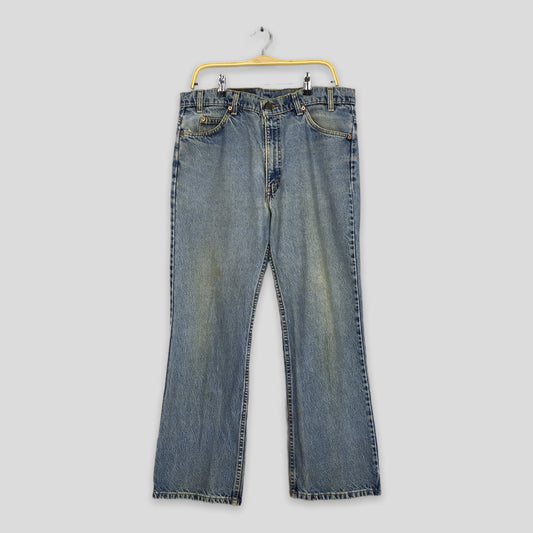 Levi's 517 Bootcut Bell Bottom Stonewash Jeans Size 35x28