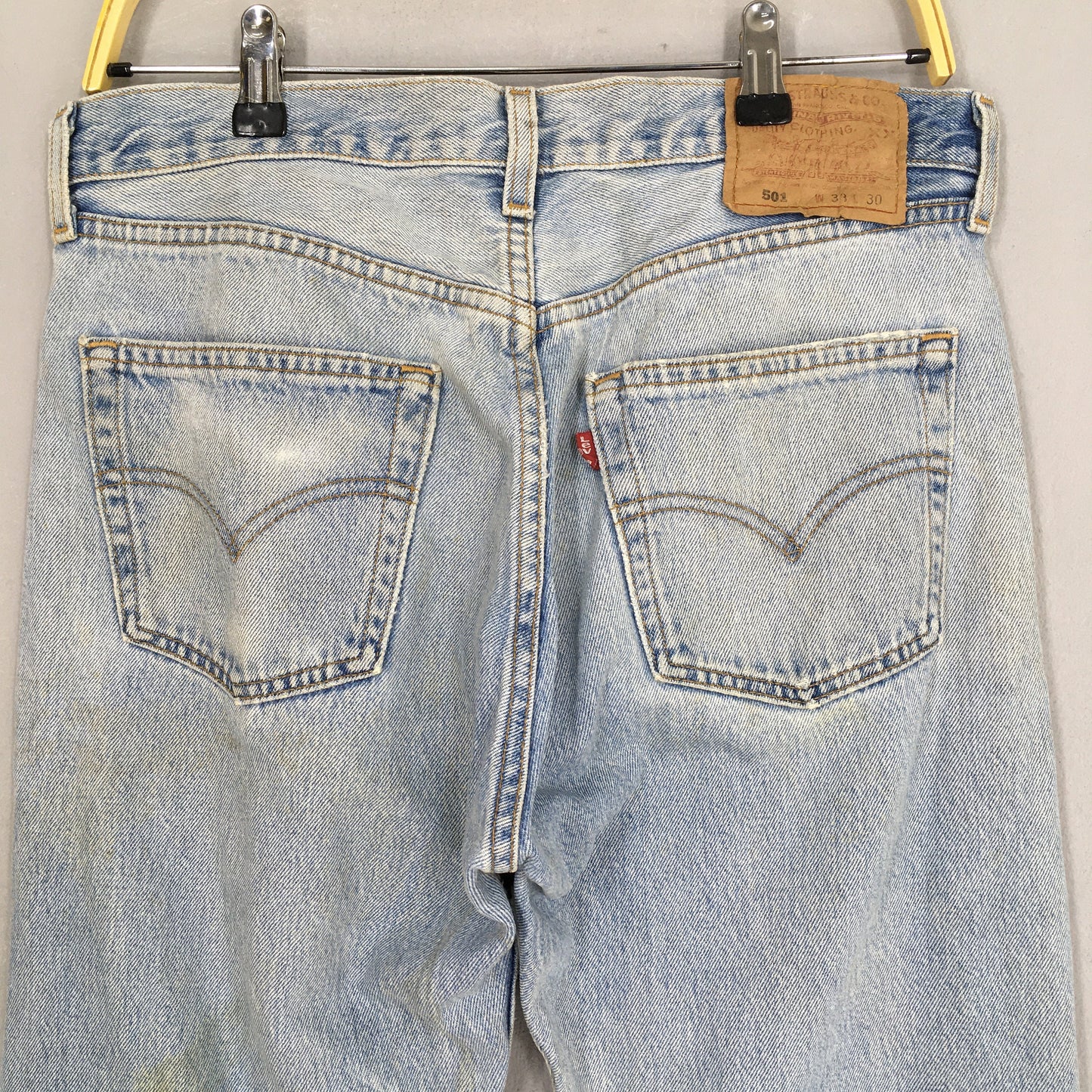 Levi's 501 Light Wash Jeans Faded Size 32x30