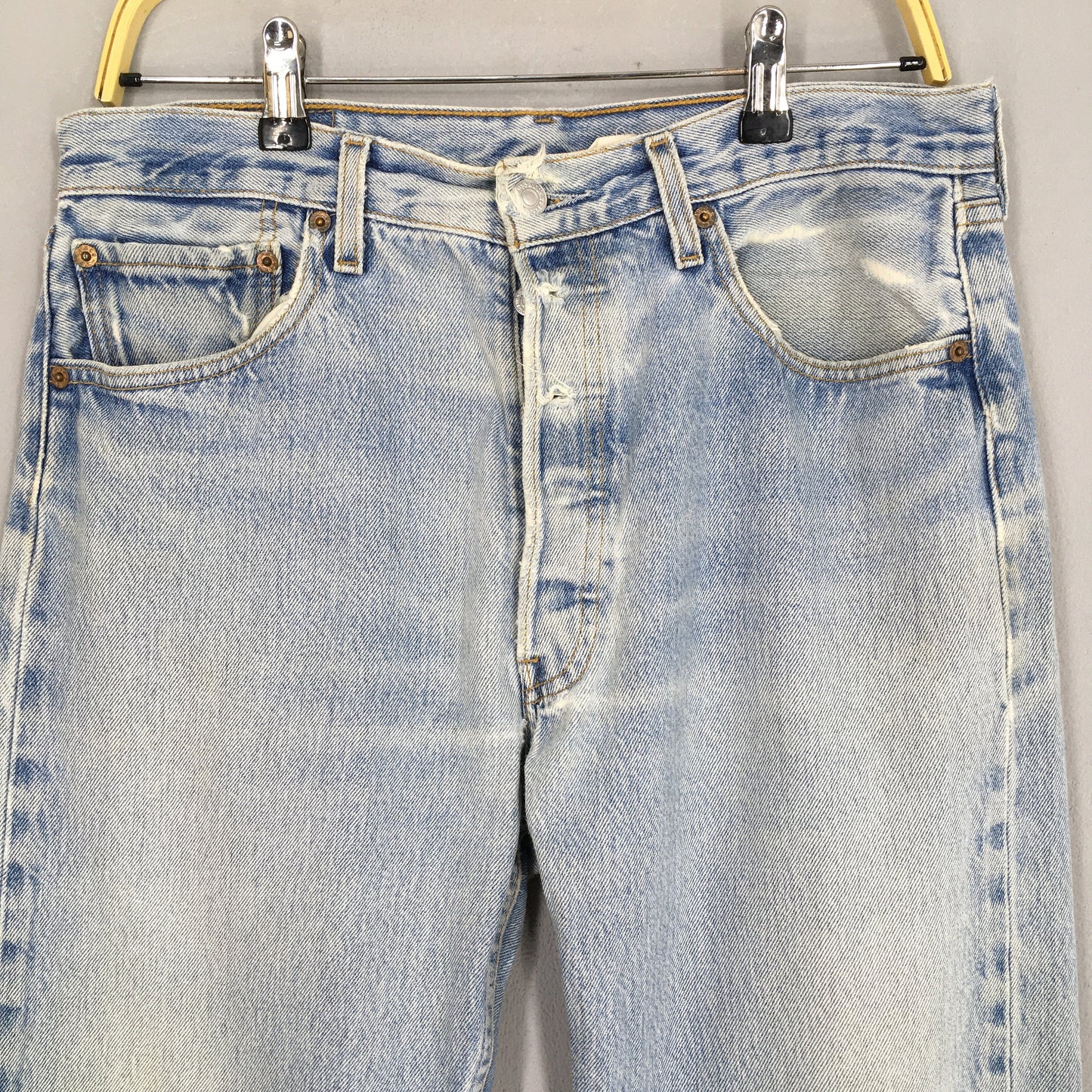 Levi's 501 Light Wash Jeans Faded Size 31x29.5