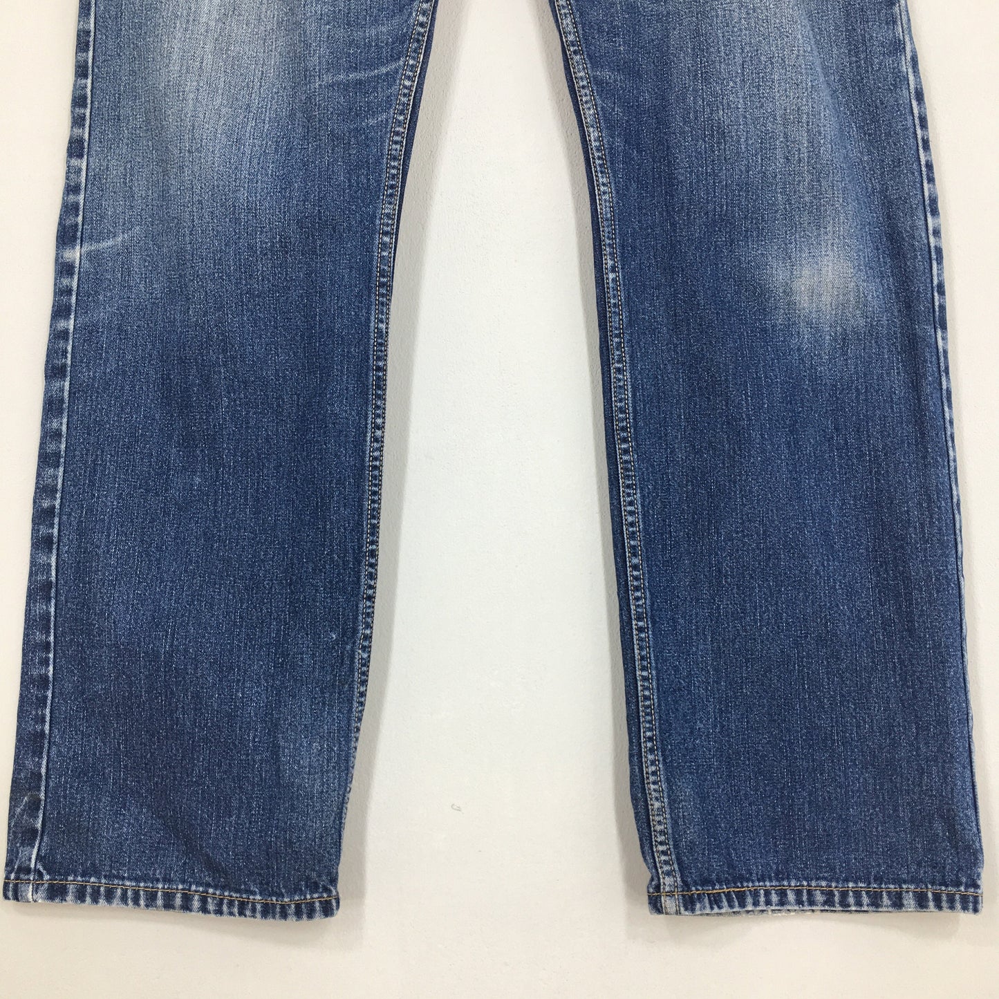 Levi's 505 Straight Fit Jeans Faded Blue Jeans Size 39x30