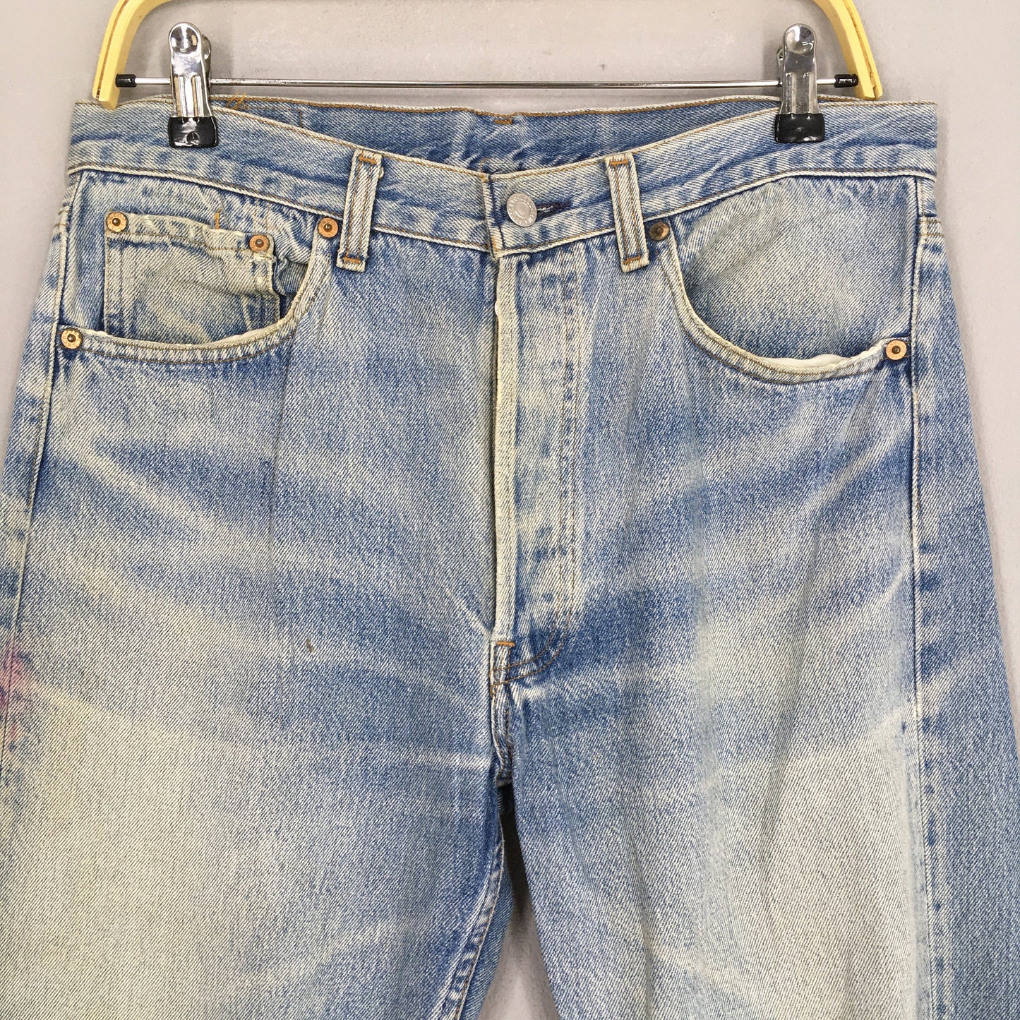 Levi's 501XX Light Wash Jeans Size 32x27.5