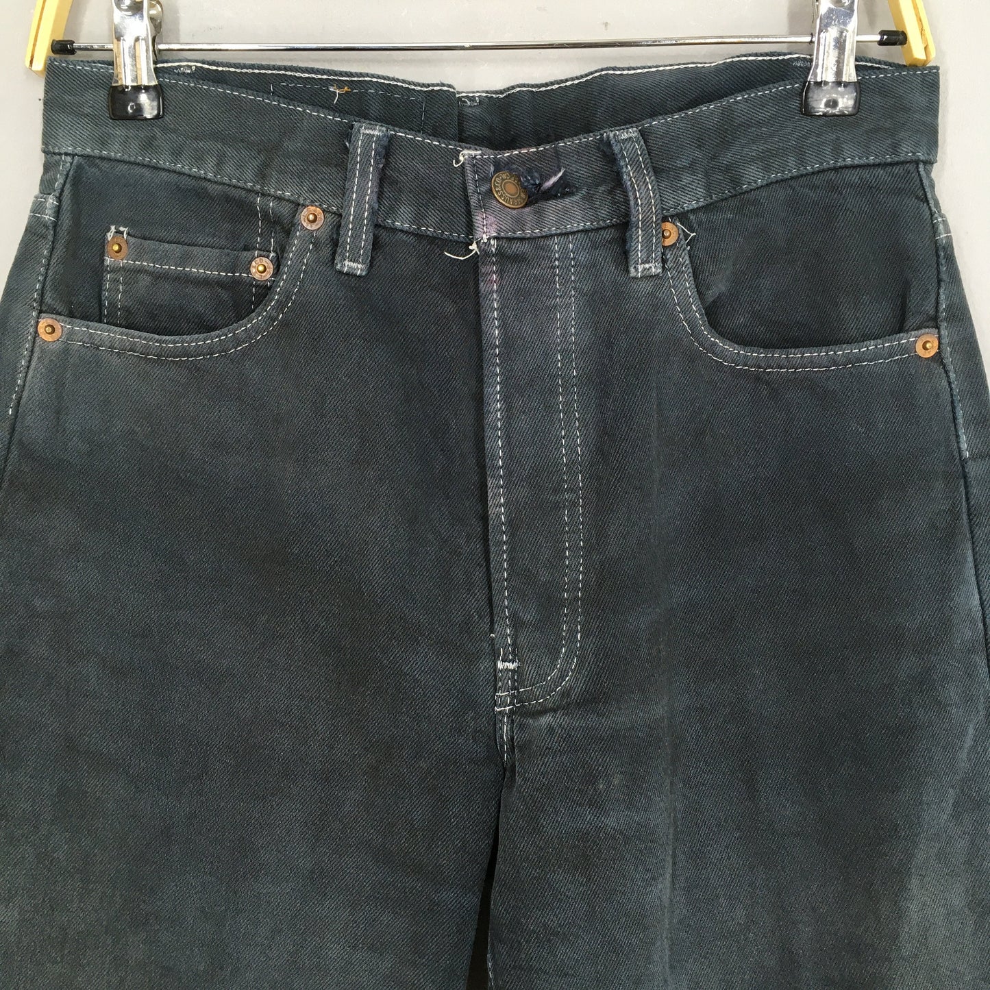 Levi's 501 Levi's Super Black Overdyed Jeans Size 29x31