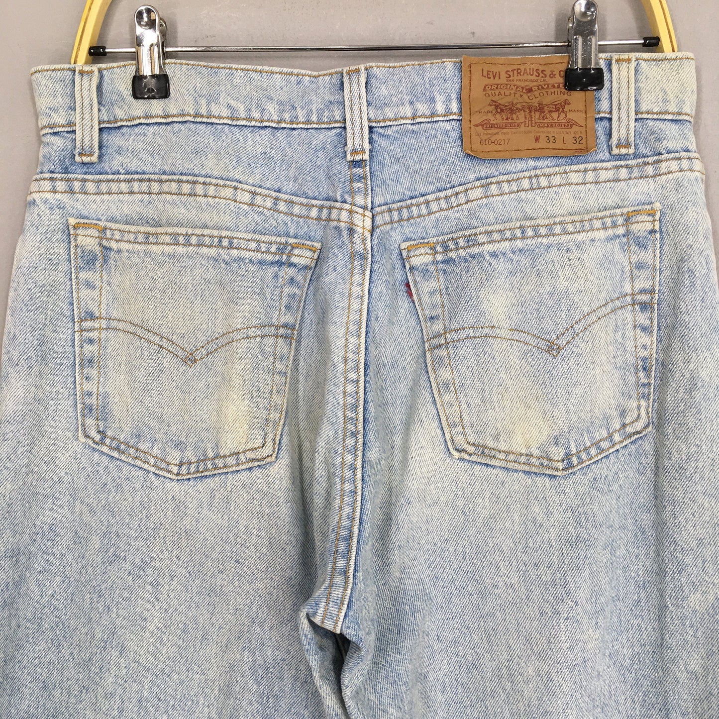 Levi's 610 Faded Blue Jeans Size 32x31.5