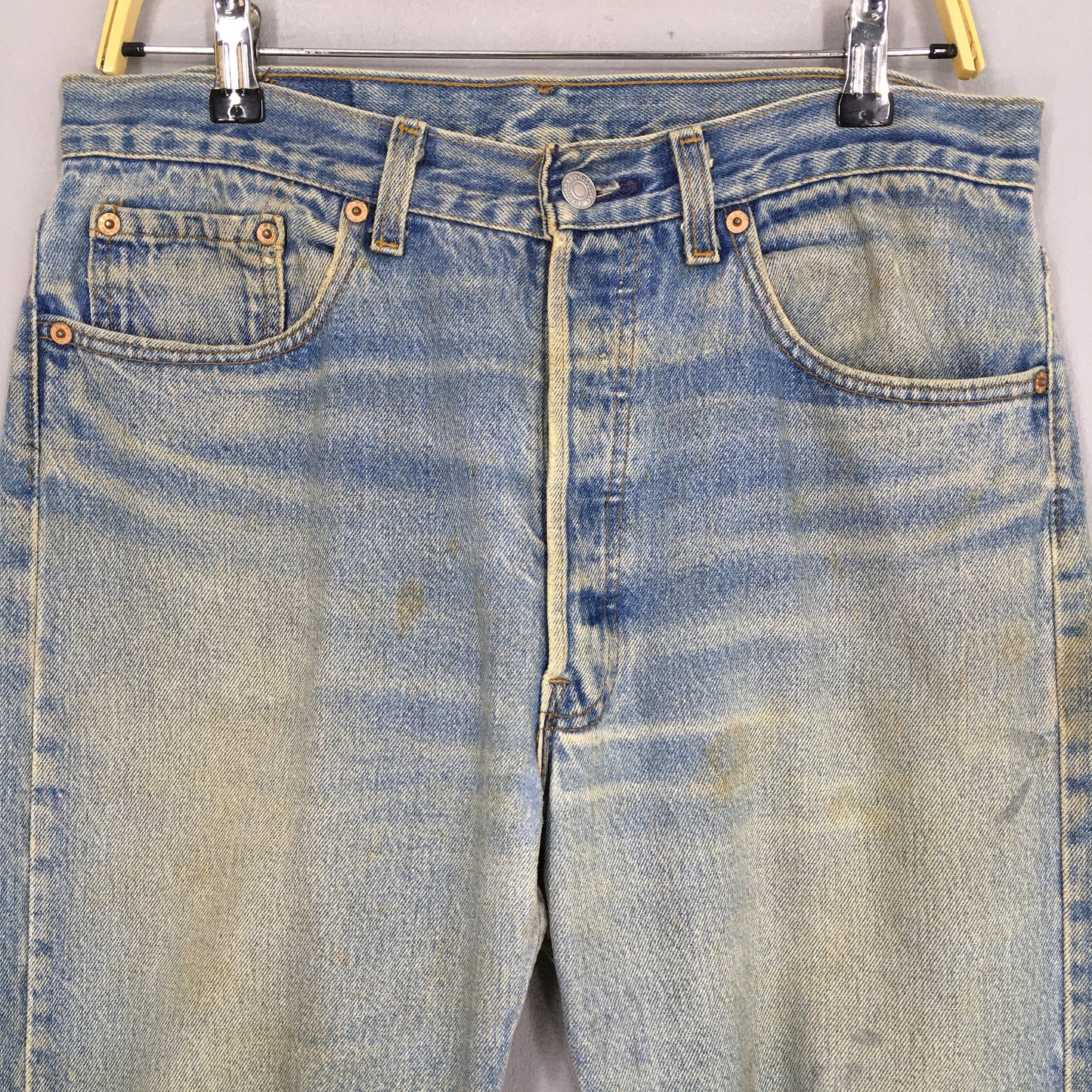 Levis 501XX Blue Stone Washed Jeans Size 32x32.5