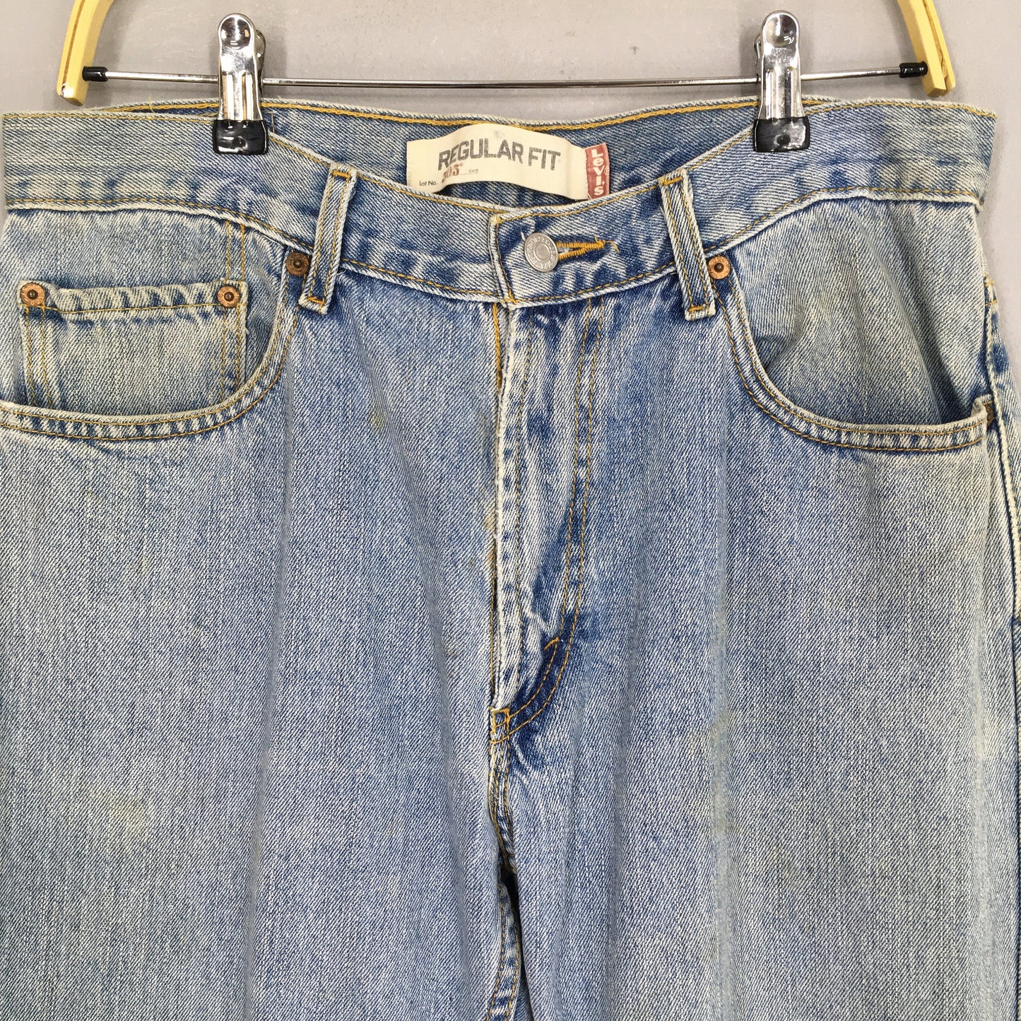 Levi's 505 Relaxed Fit Jeans Blue Stonewash Size 32x30.5