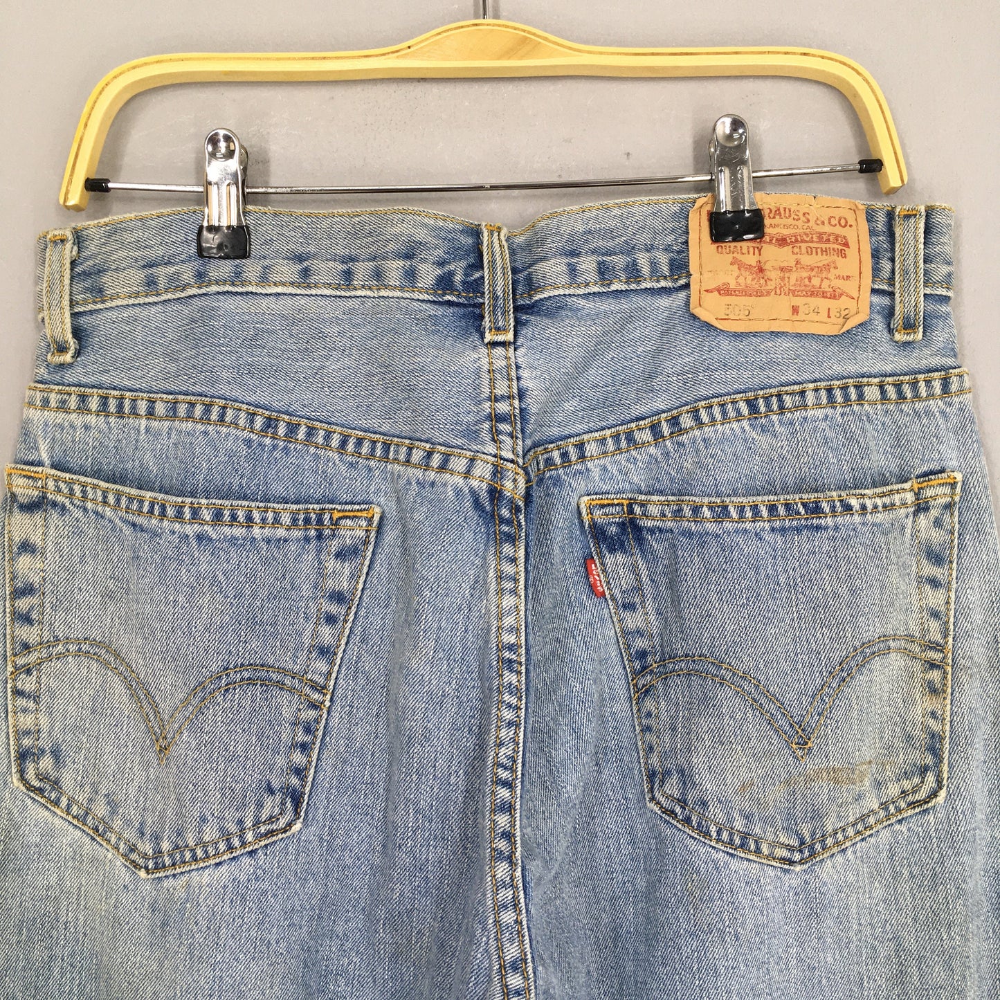 Levi's 505 Relaxed Fit Jeans Blue Stonewash Size 32x30.5