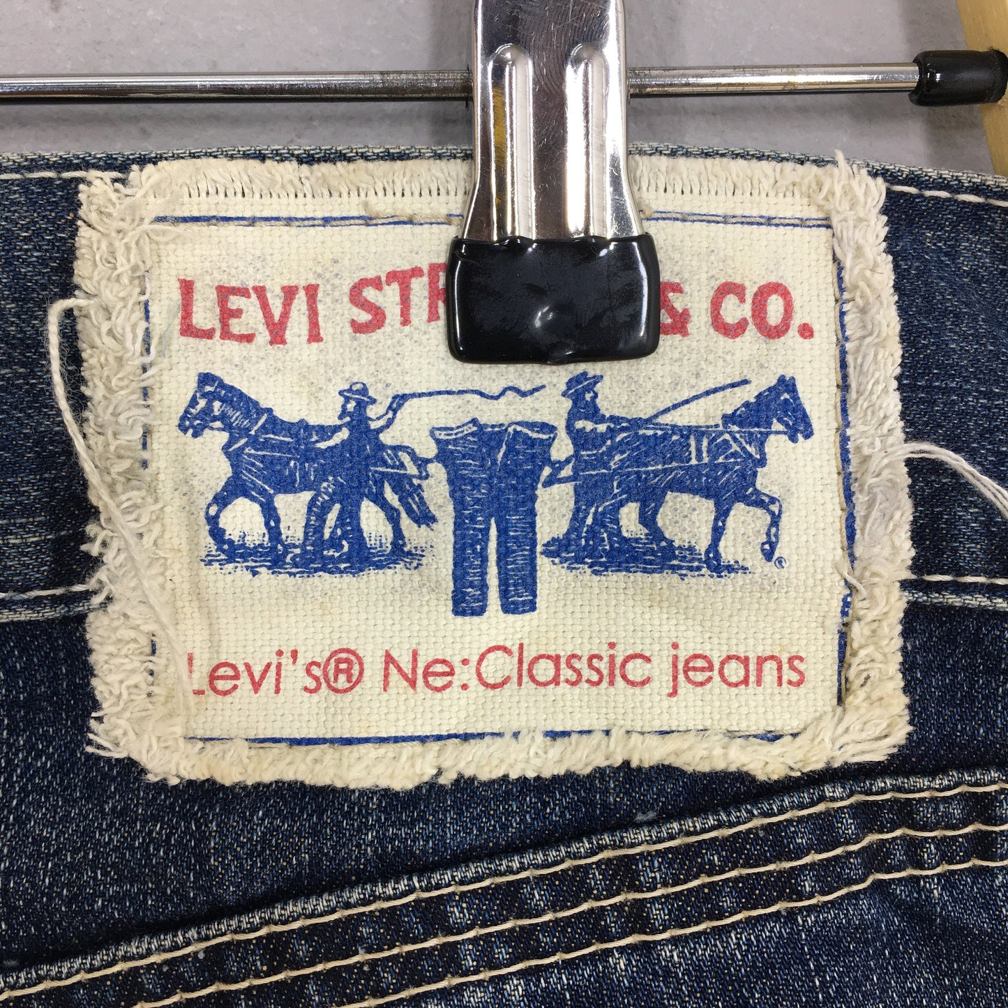 Levi's Slim Straight Dark Blue Jeans Size 33x33