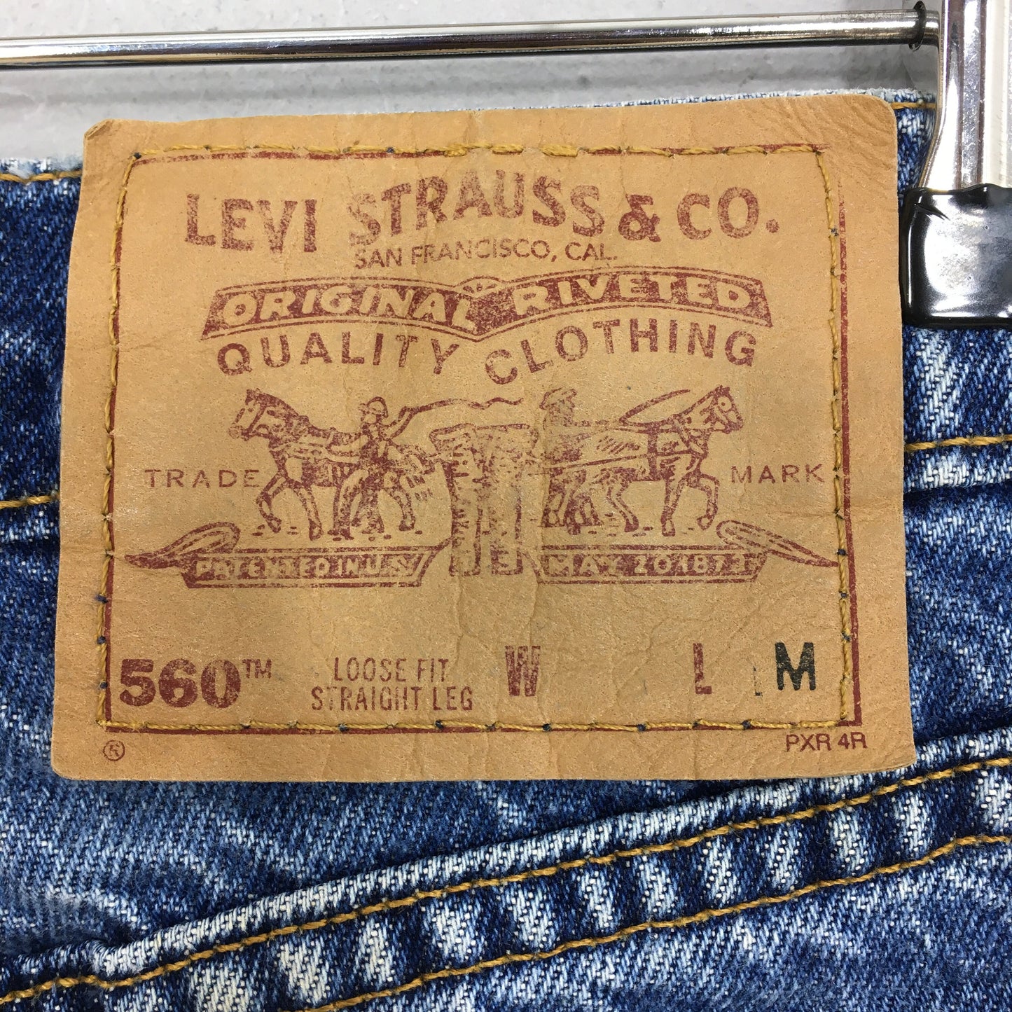 Levi's 560 Relaxed Fit Jeans Blue Jeans Size 26x32