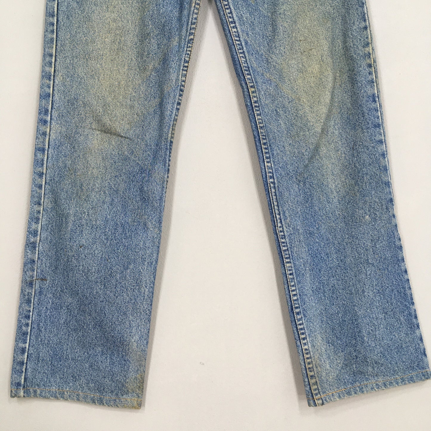 Levis 513 0213 Faded Blue Jeans Stonewash Size 30x30