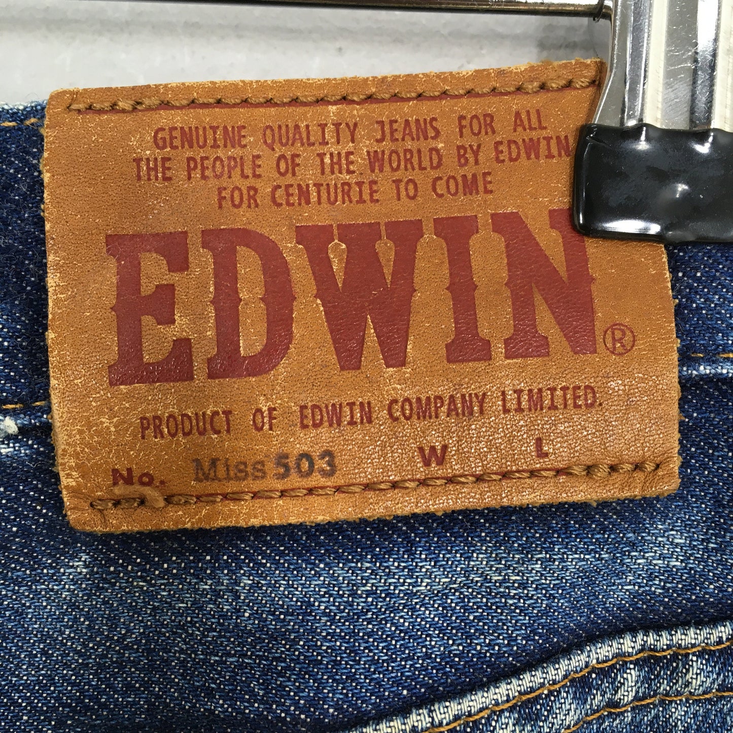 Edwin Classic Stonewash Distressed Jeans Size 27x27.5