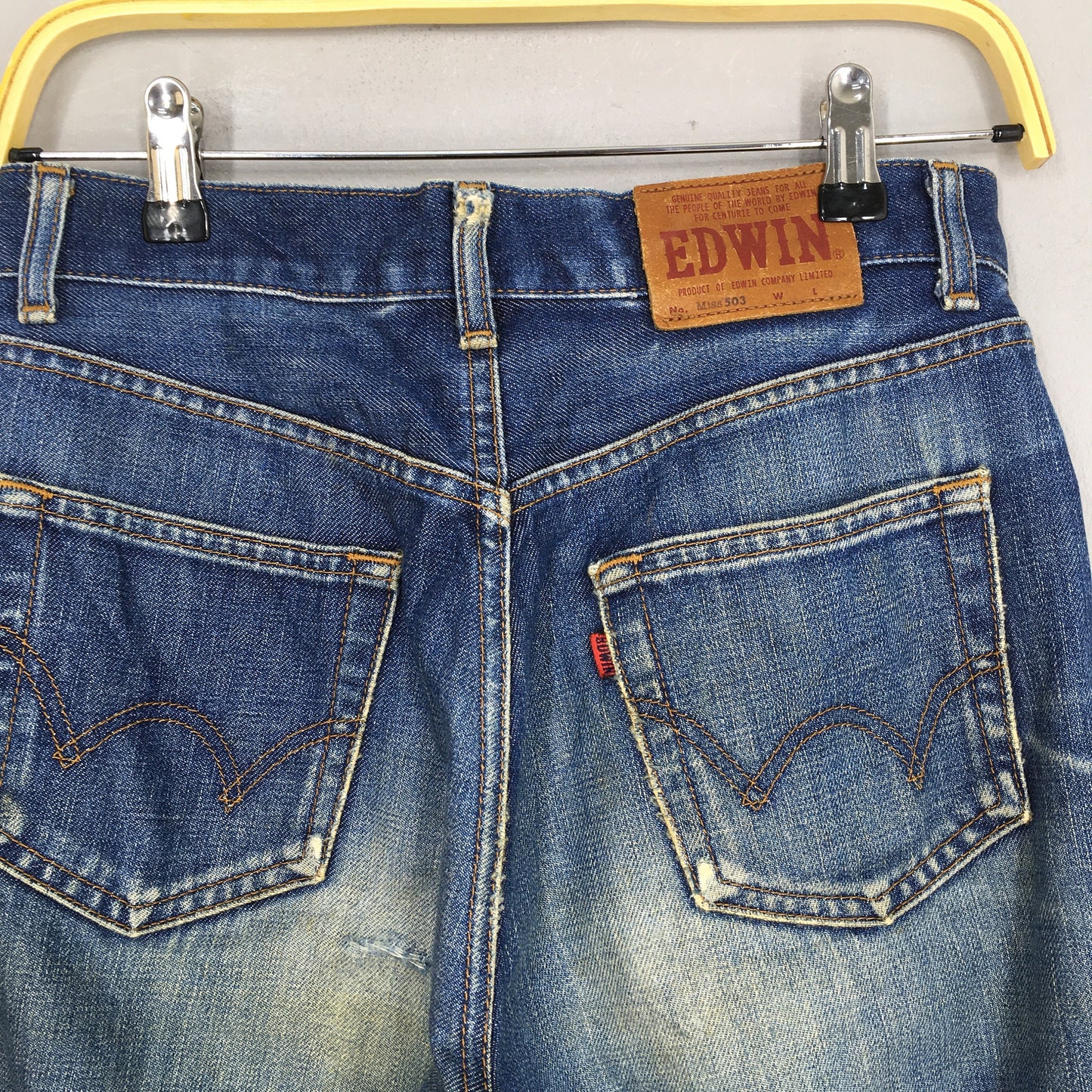 Edwin Classic Stonewash Distressed Jeans Size 27x27.5