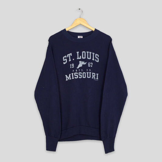 St. Louis Missouri Blue Sweatshirt Medium