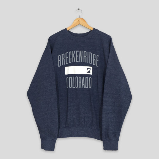 Breckenridge Colorado Blue Sweatshirts Large