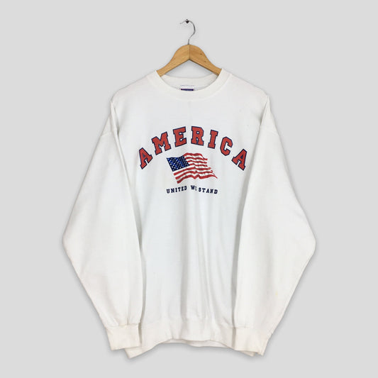 America United We Stand Sweater Large