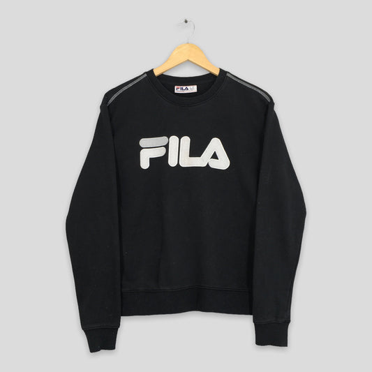 Fila Italia Black Sweatshirt Medium