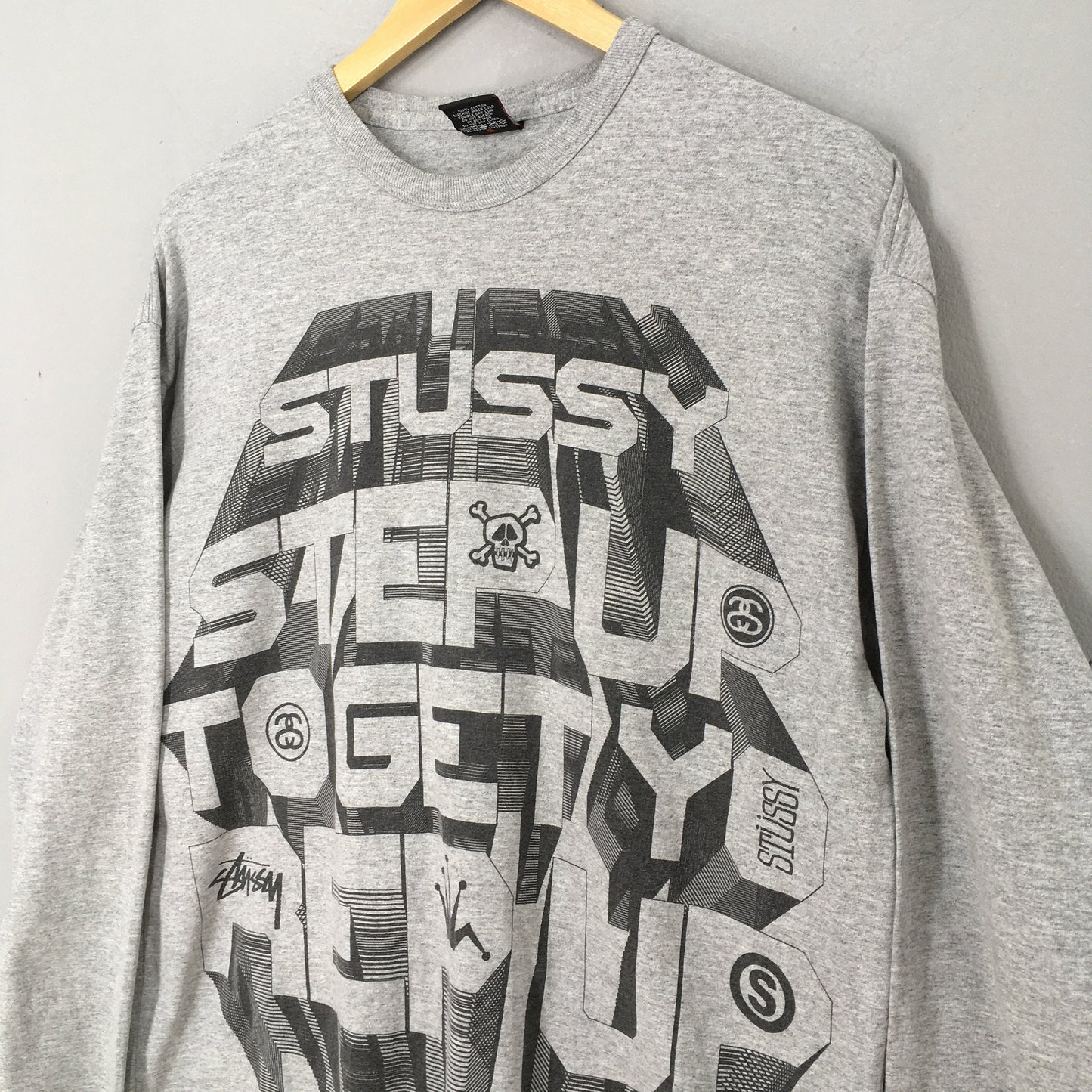 Stussy Step Up To Get Yo Rep Up Tshirt Large