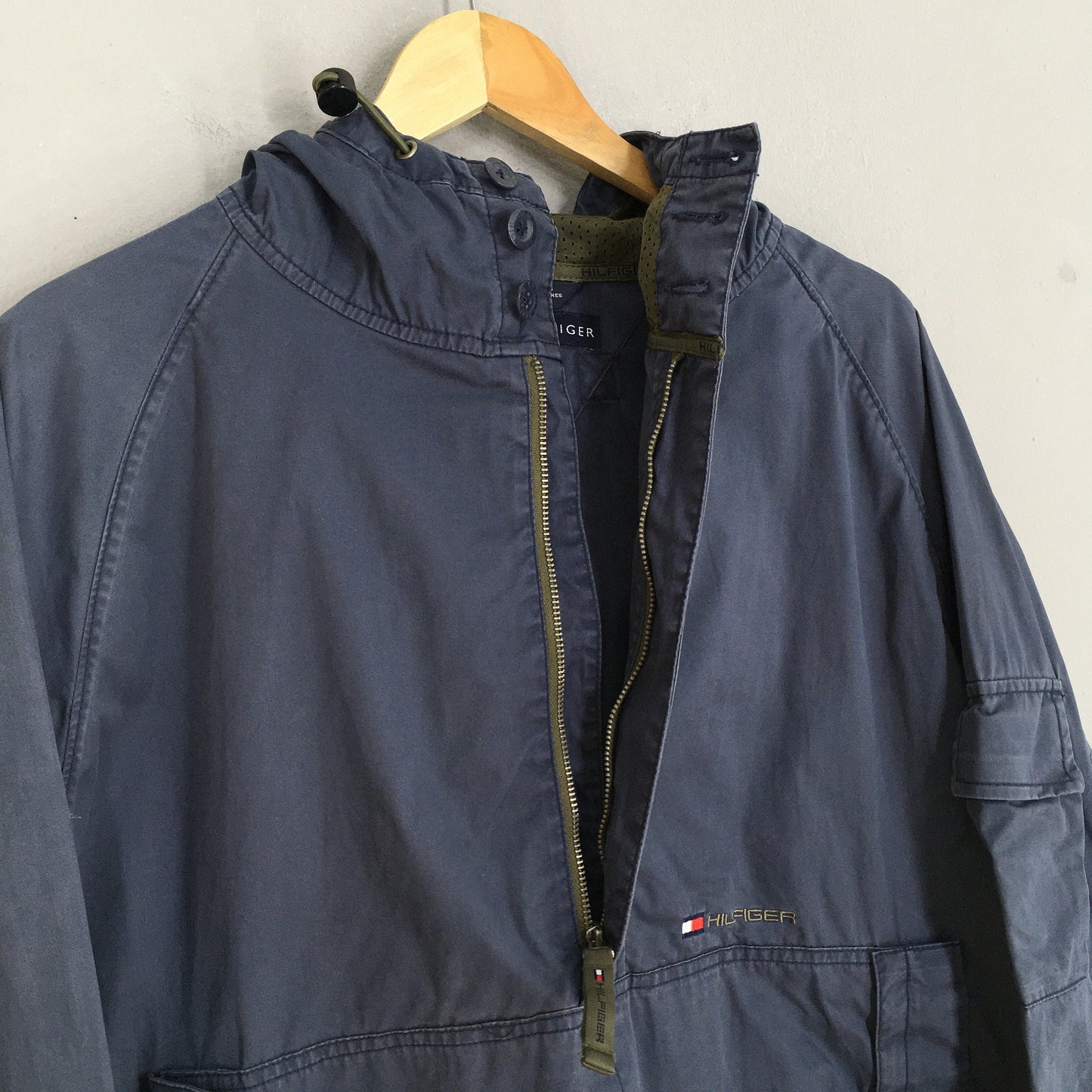 Tommy Hilfiger Blue Hoodie Jacket XLarge