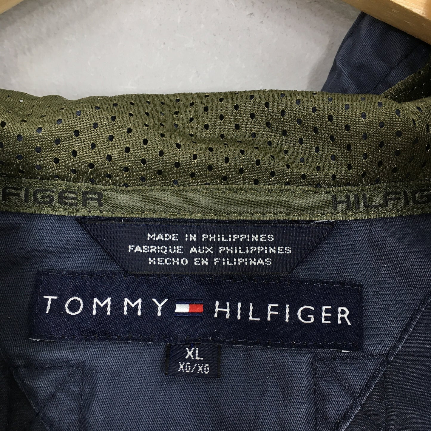 Tommy Hilfiger Blue Hoodie Jacket XLarge