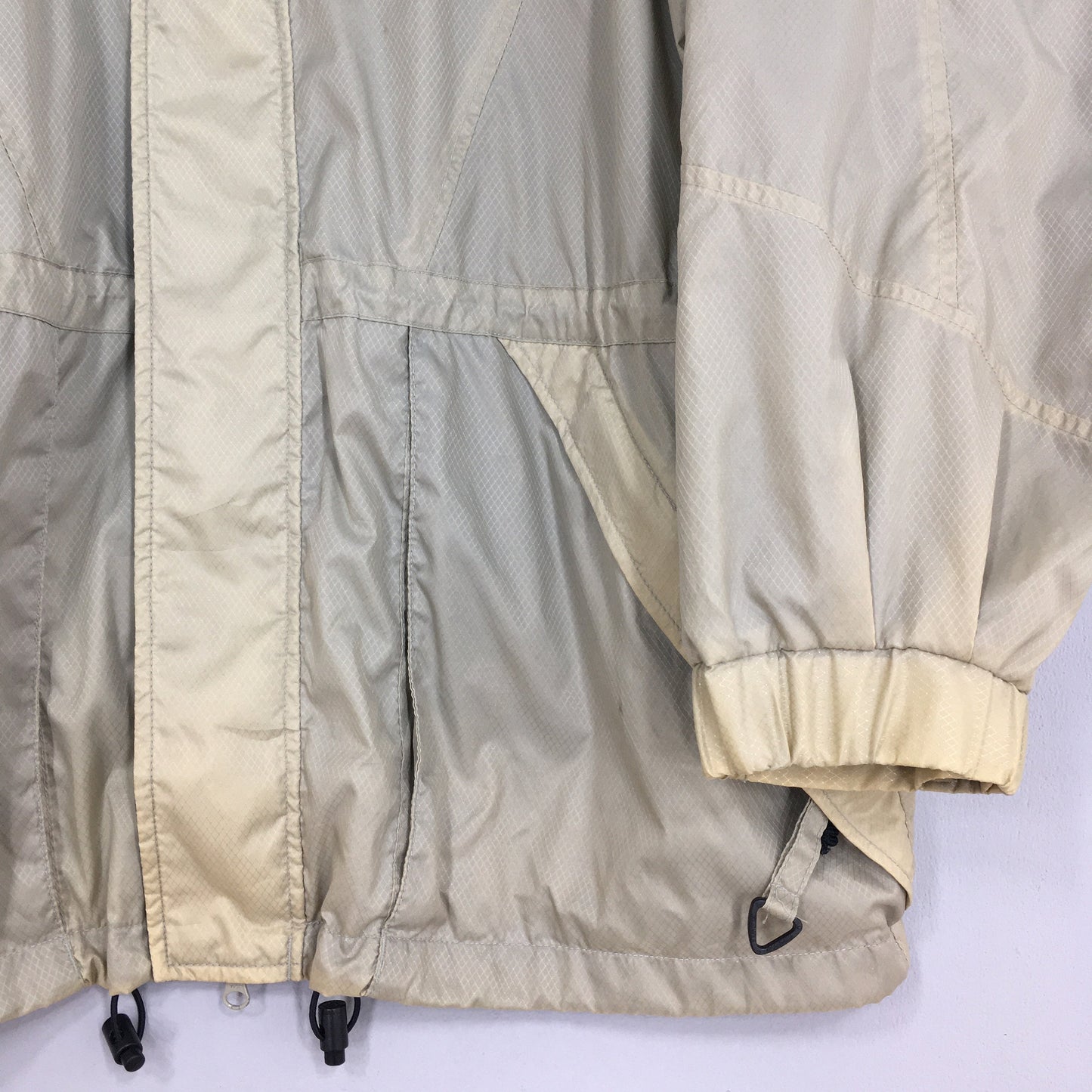 Columbia Windbreaker Beige Jacket XLarge