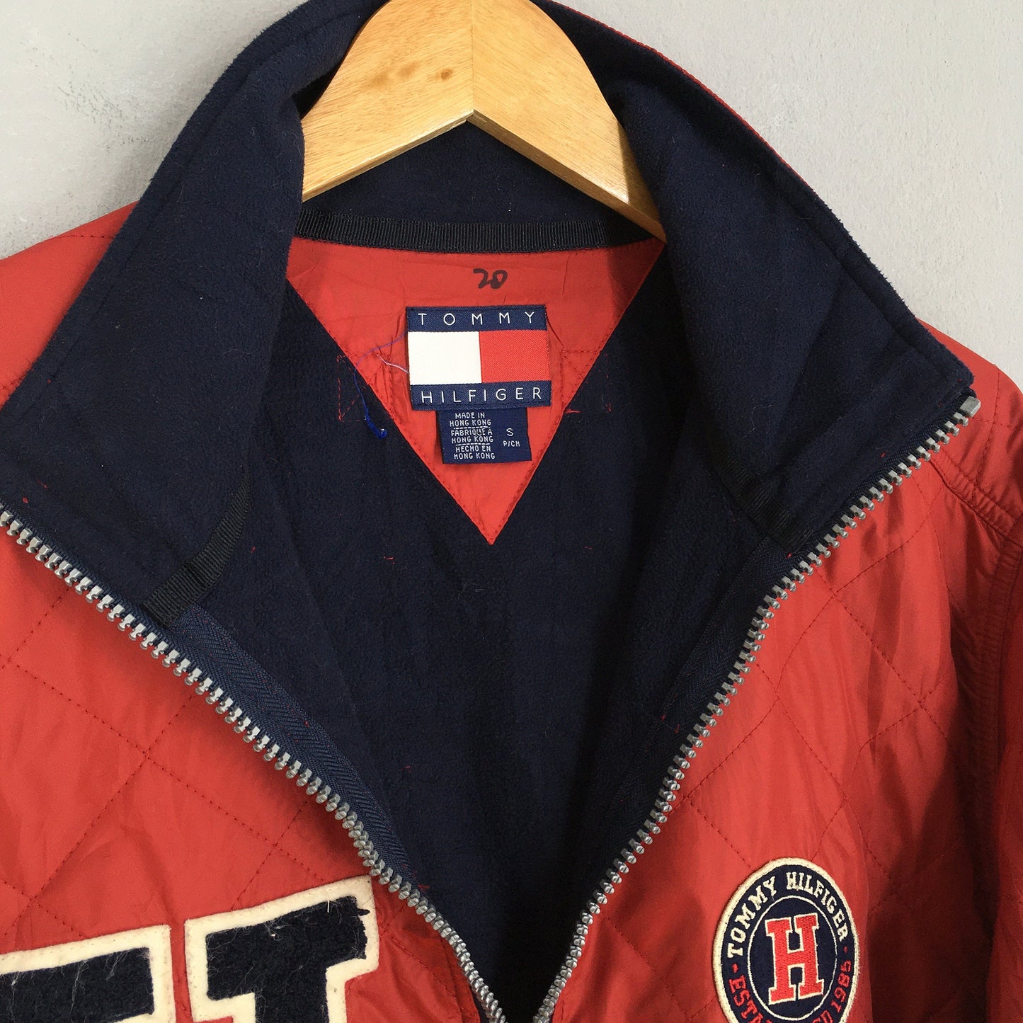 Tommy Hilfiger Quilted Pullover Jacket Small