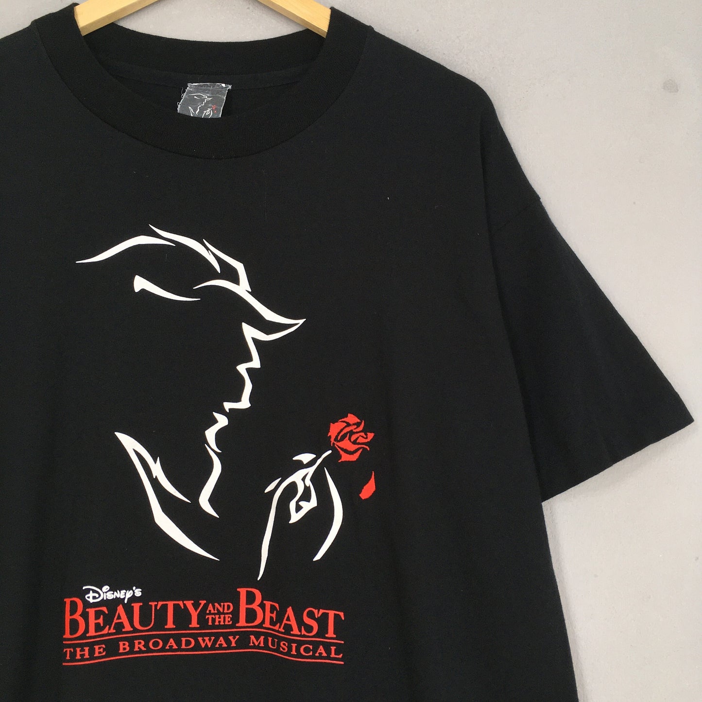 Beauty And The Beast Disney Tshirt Black Large