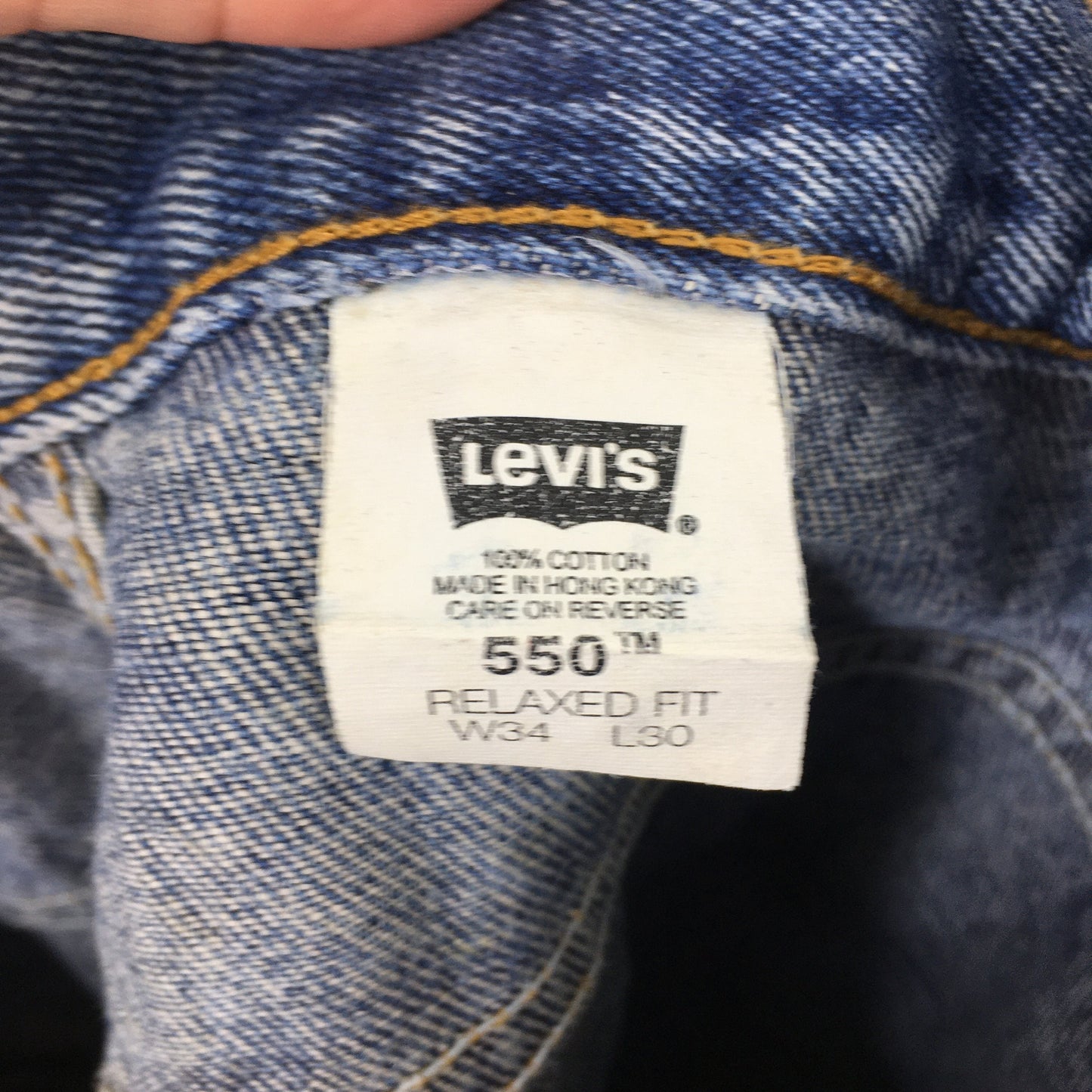 Levi's 550 Relaxed Fit Jeans Levi's Tapered Leg Size 32x31