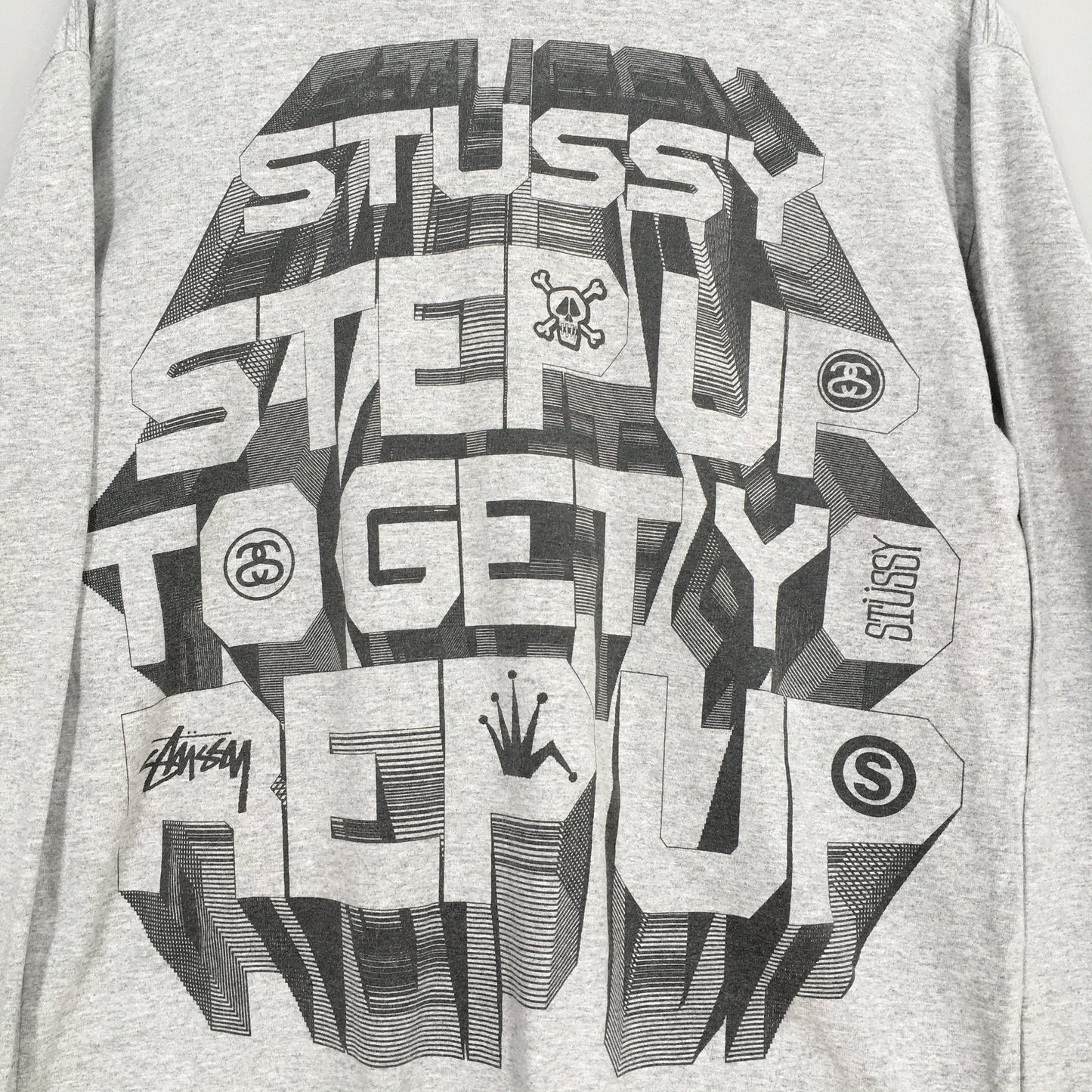 Stussy Step Up To Get Yo Rep Up Tshirt Large