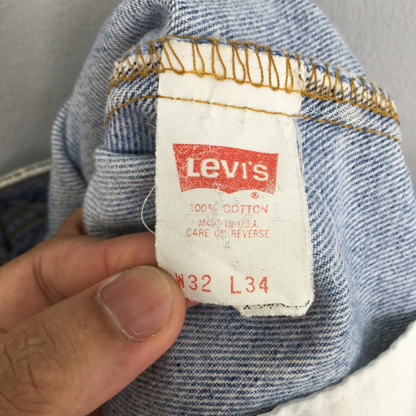 Levi's 505 0217 Light Wash Blue Jeans Size 30x31.5