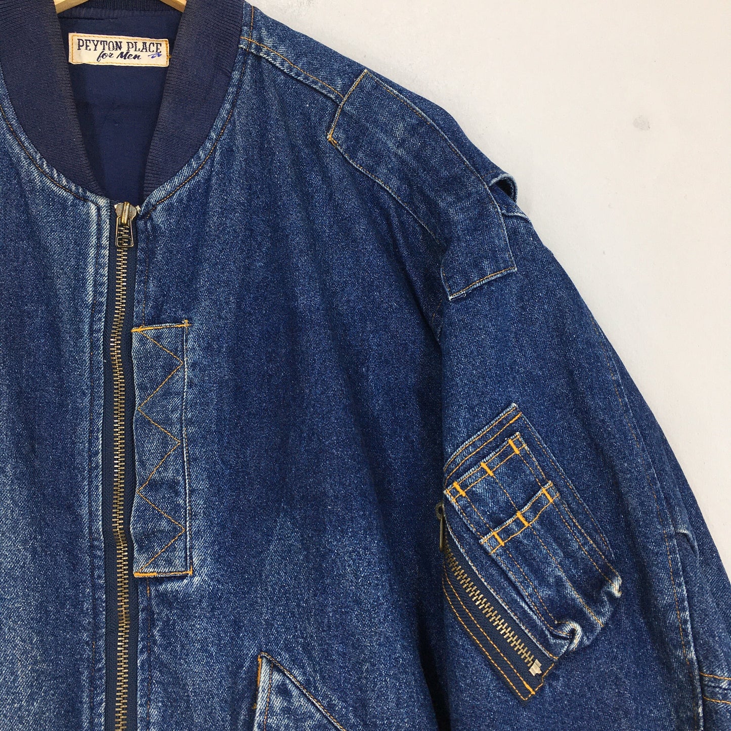 Peyton Place PPFM Bomber Denim Jacket Medium