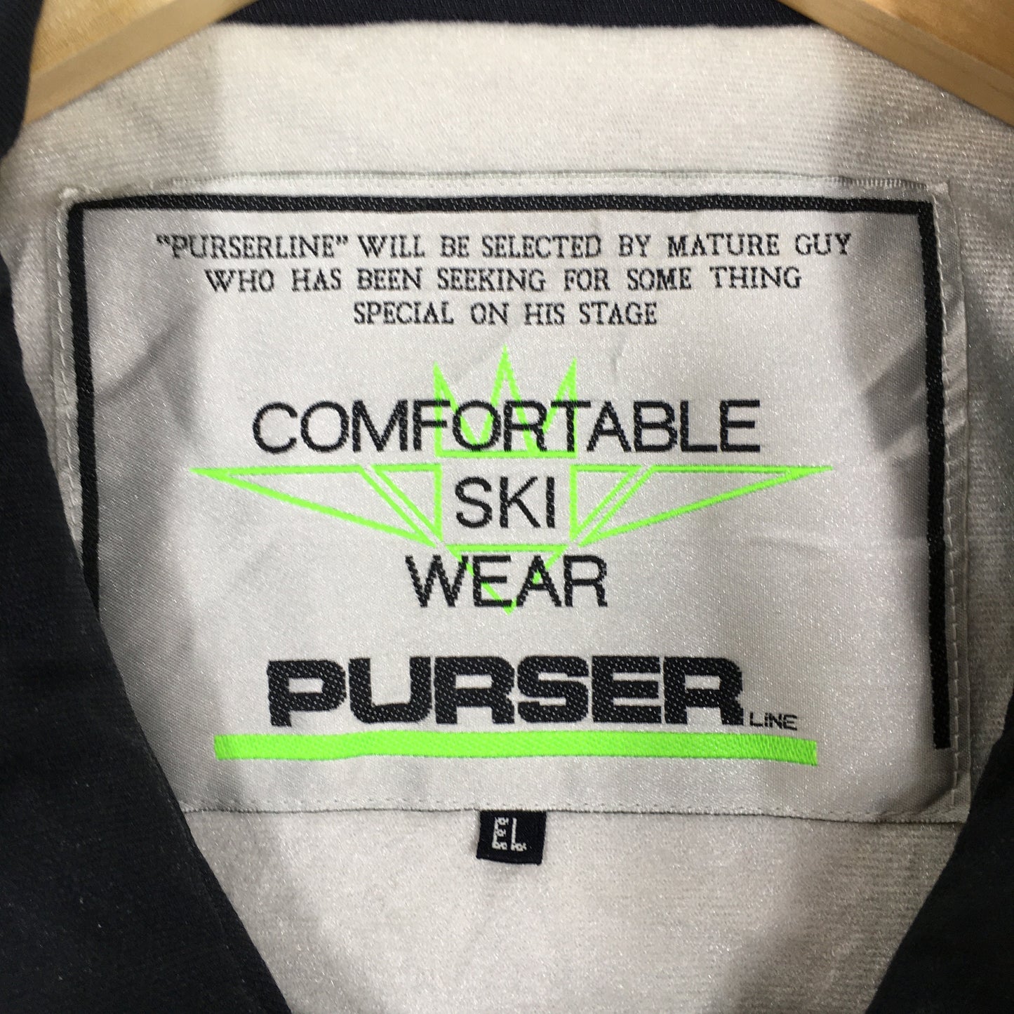 Purser Italy Ski Wear Hoodie Jacket Large