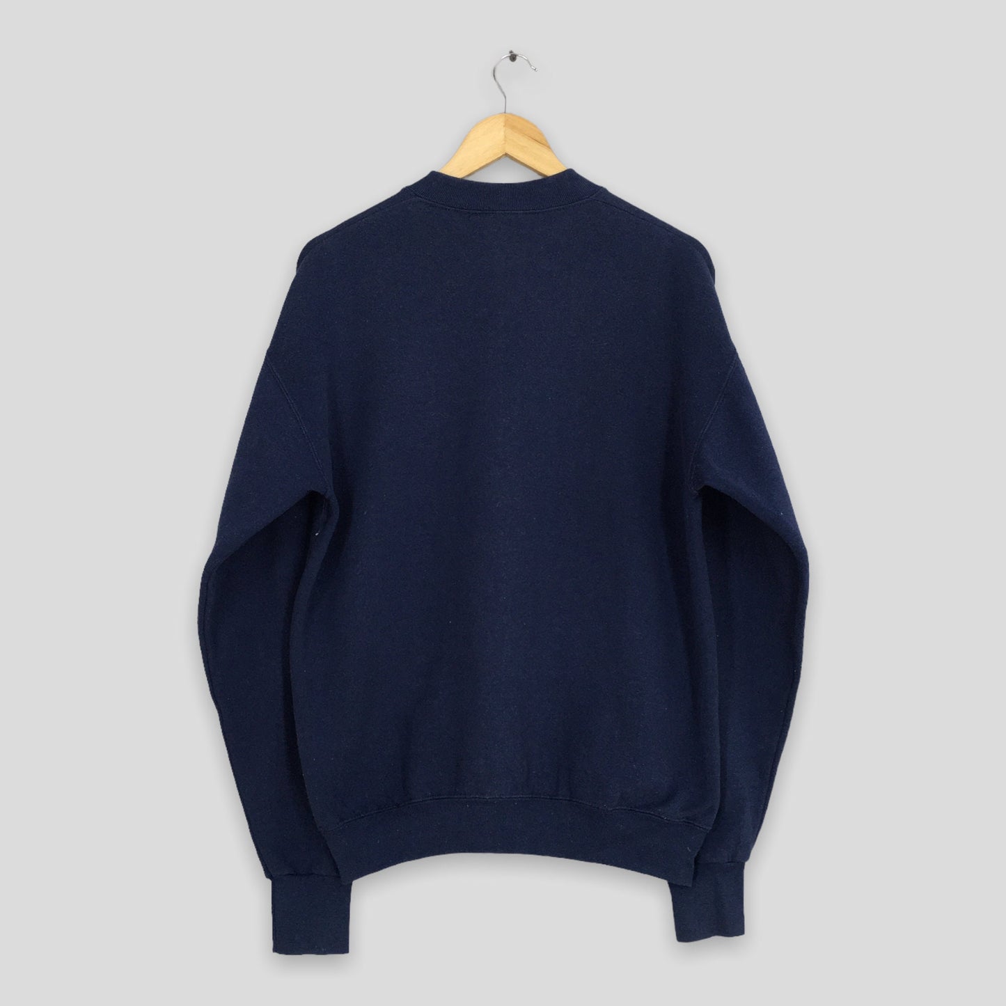 Fruit Of The Loom Blue Plain Sweatshirt Large