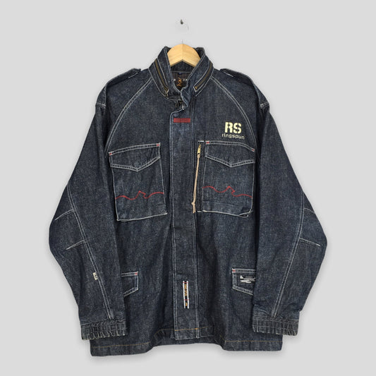 Ringspun Denim Chore Workers Jacket Labour Medium