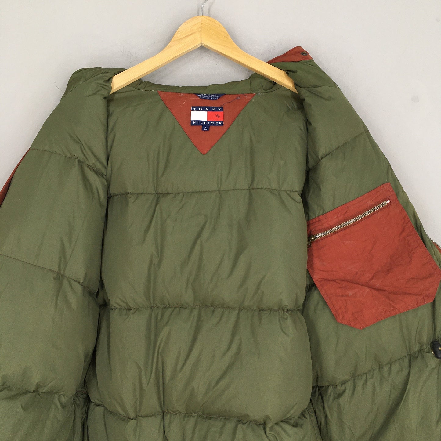 Tommy Hilfiger Puffer Parka Jacket Large