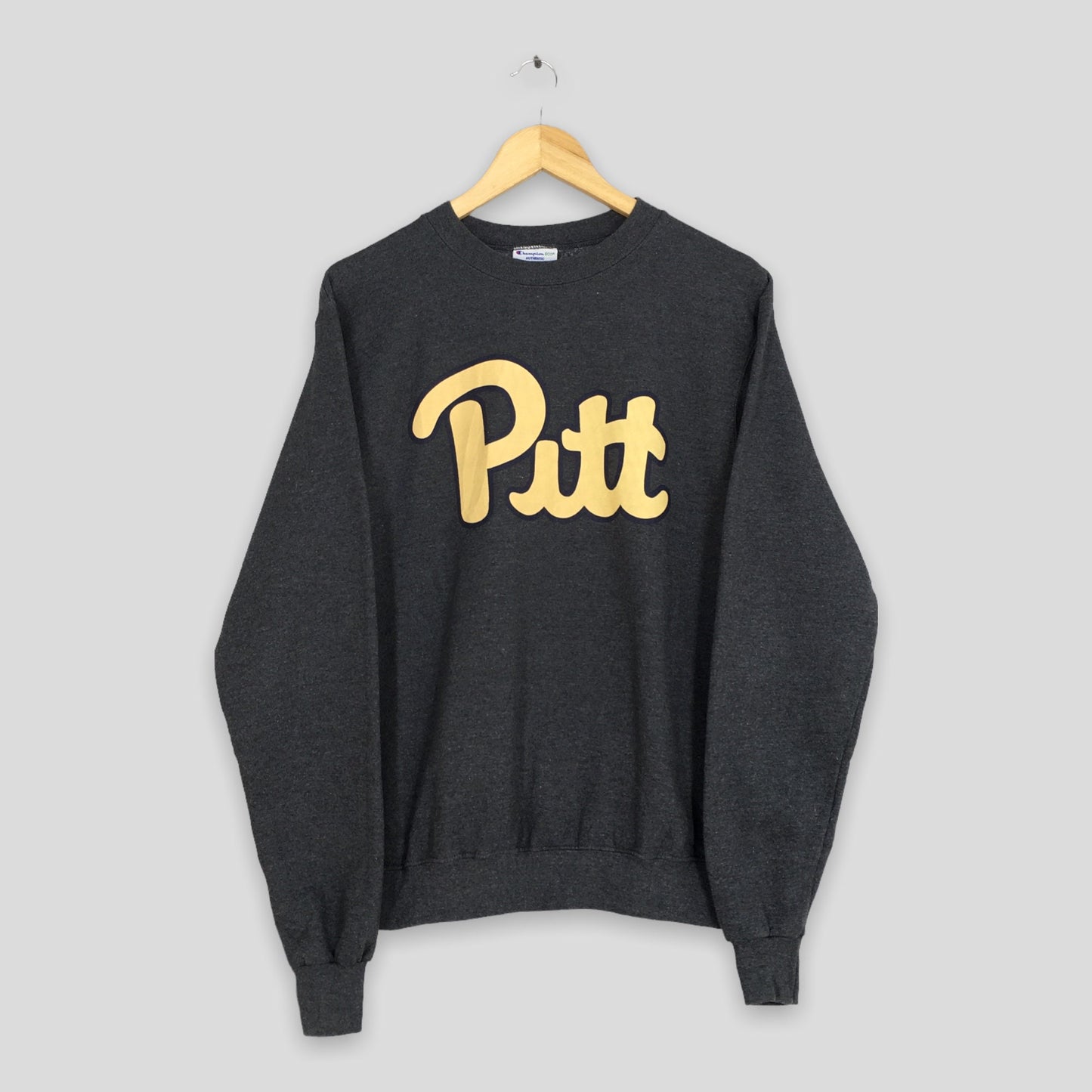 Champion Pitt Gray Sweatshirt Small