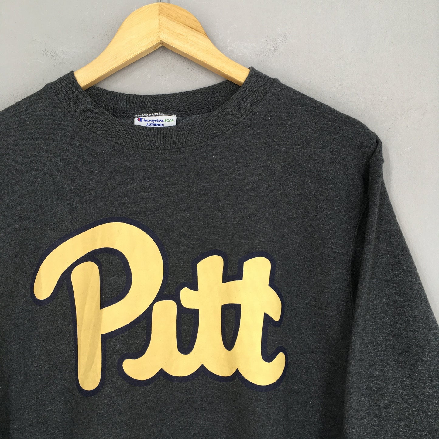 Champion Pitt Gray Sweatshirt Small