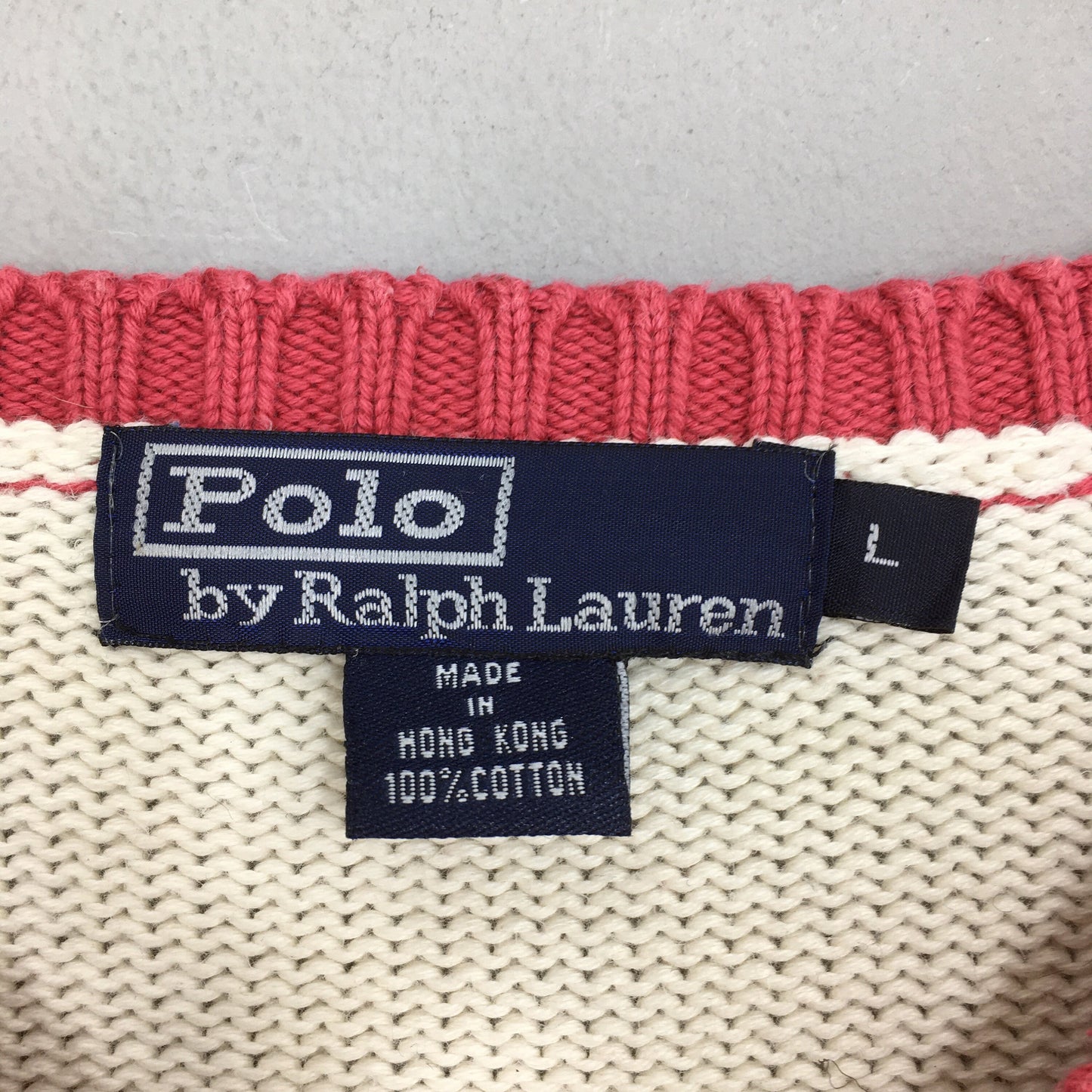 Polo Ralph Lauren Stripes Knitwear Sweater Large