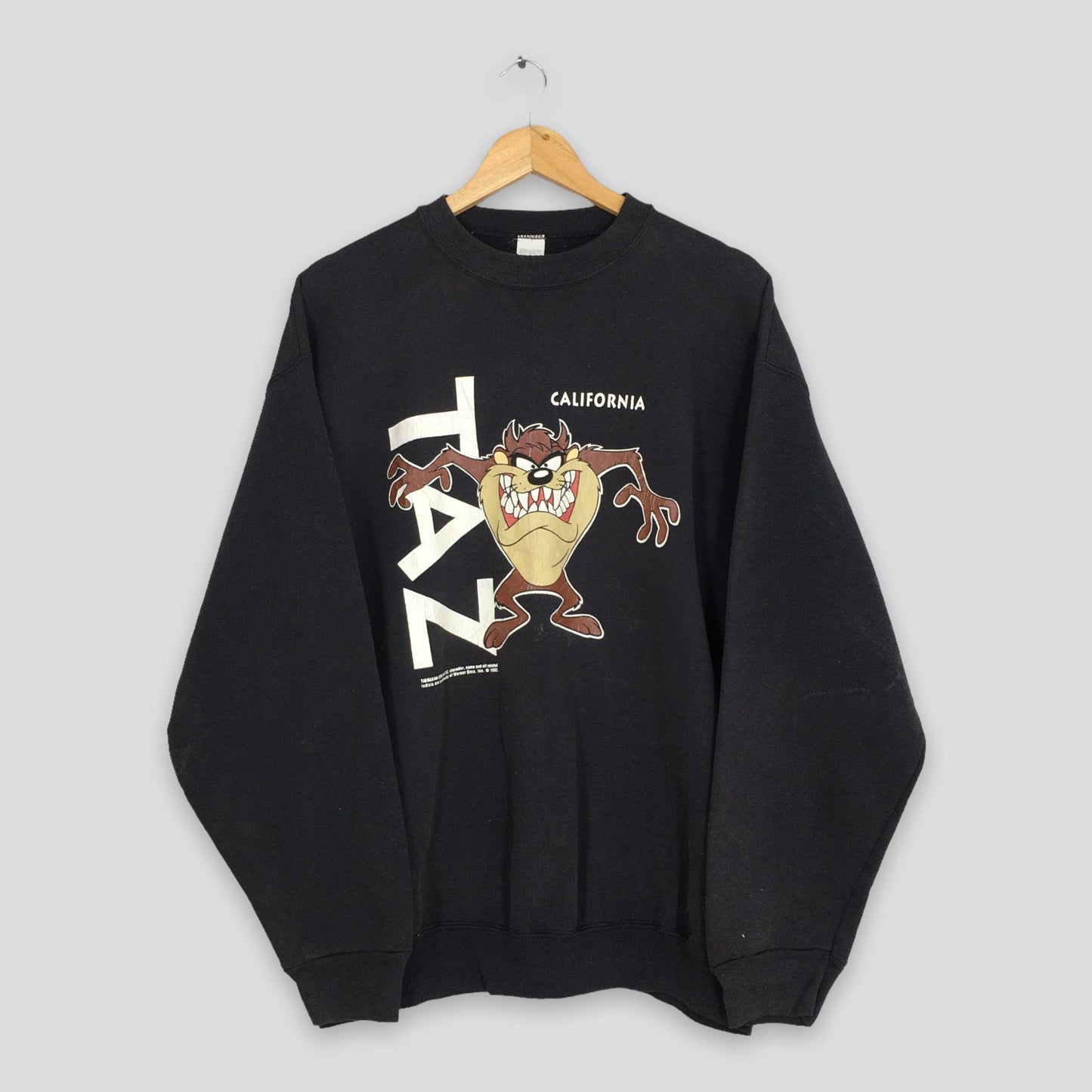 Taz-Mania California Black Sweatshirt XLarge