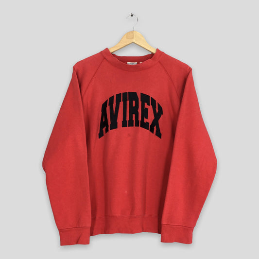 Avirex Usa Embroidery Sweatshirt Medium