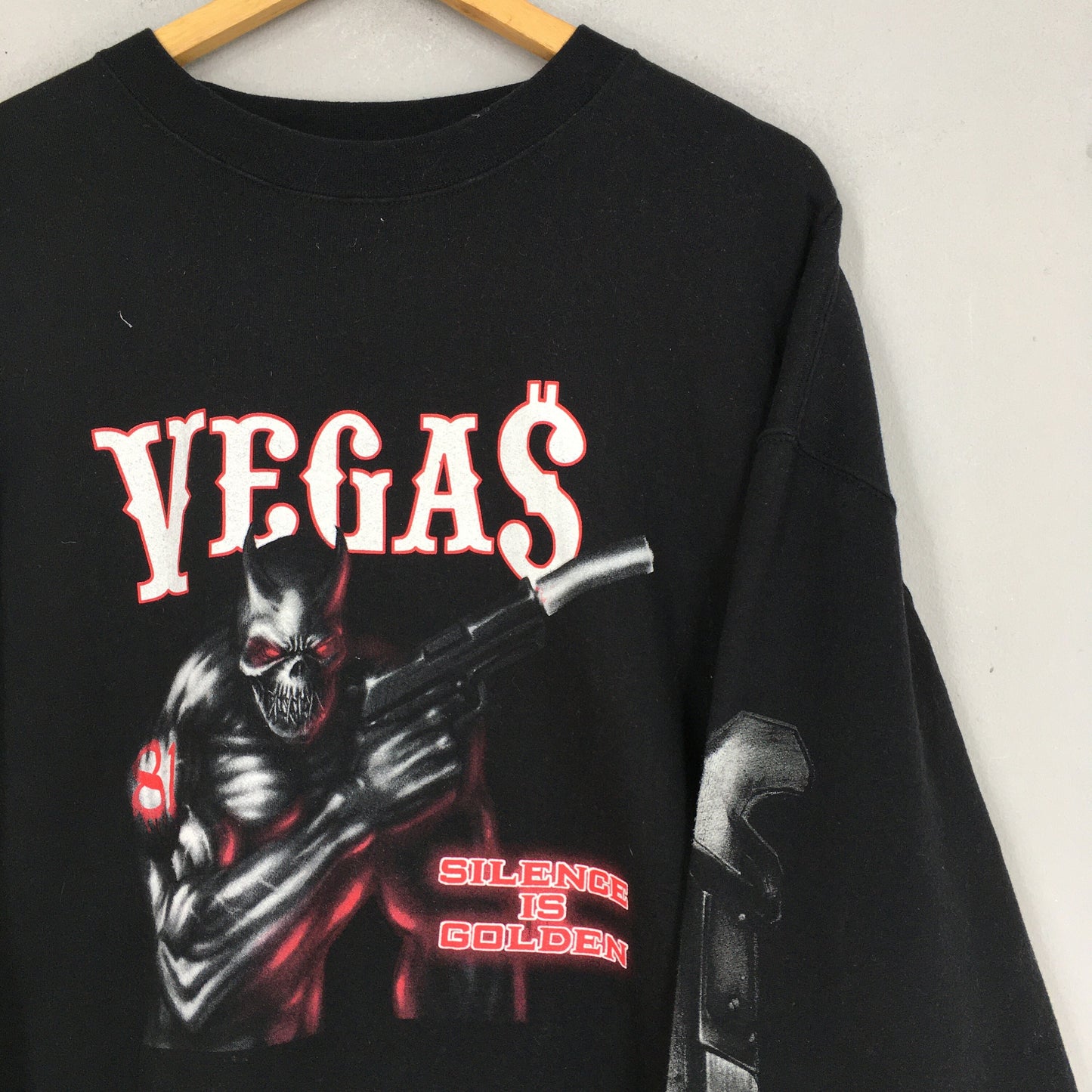 Vegas Silence Is Golden Sweatshirt XLarge