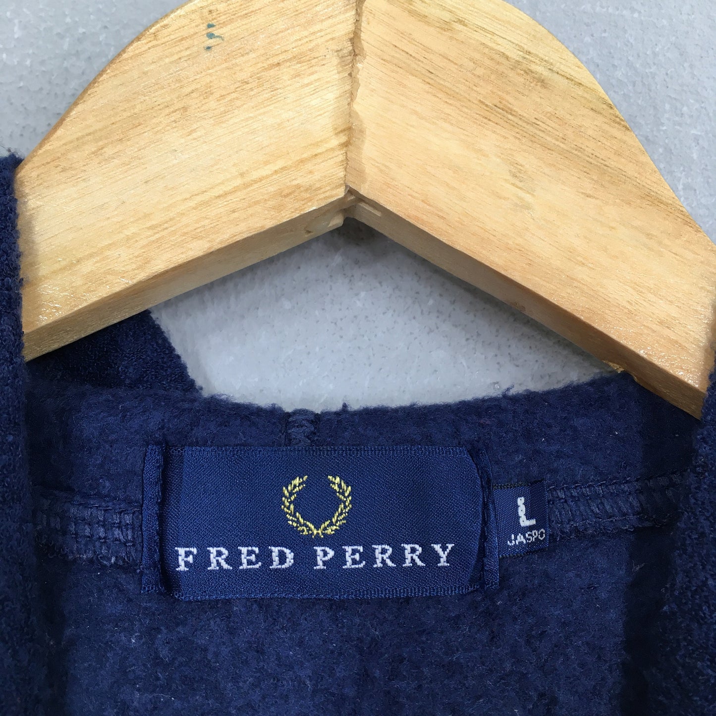 Fred Perry Fleece Vest Hoodie Sweater Large