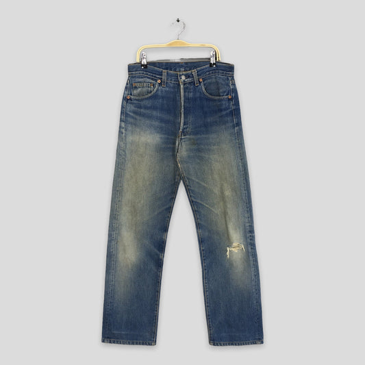 Levi's 501XX Blue Stonewash Jeans Size 29x29.5