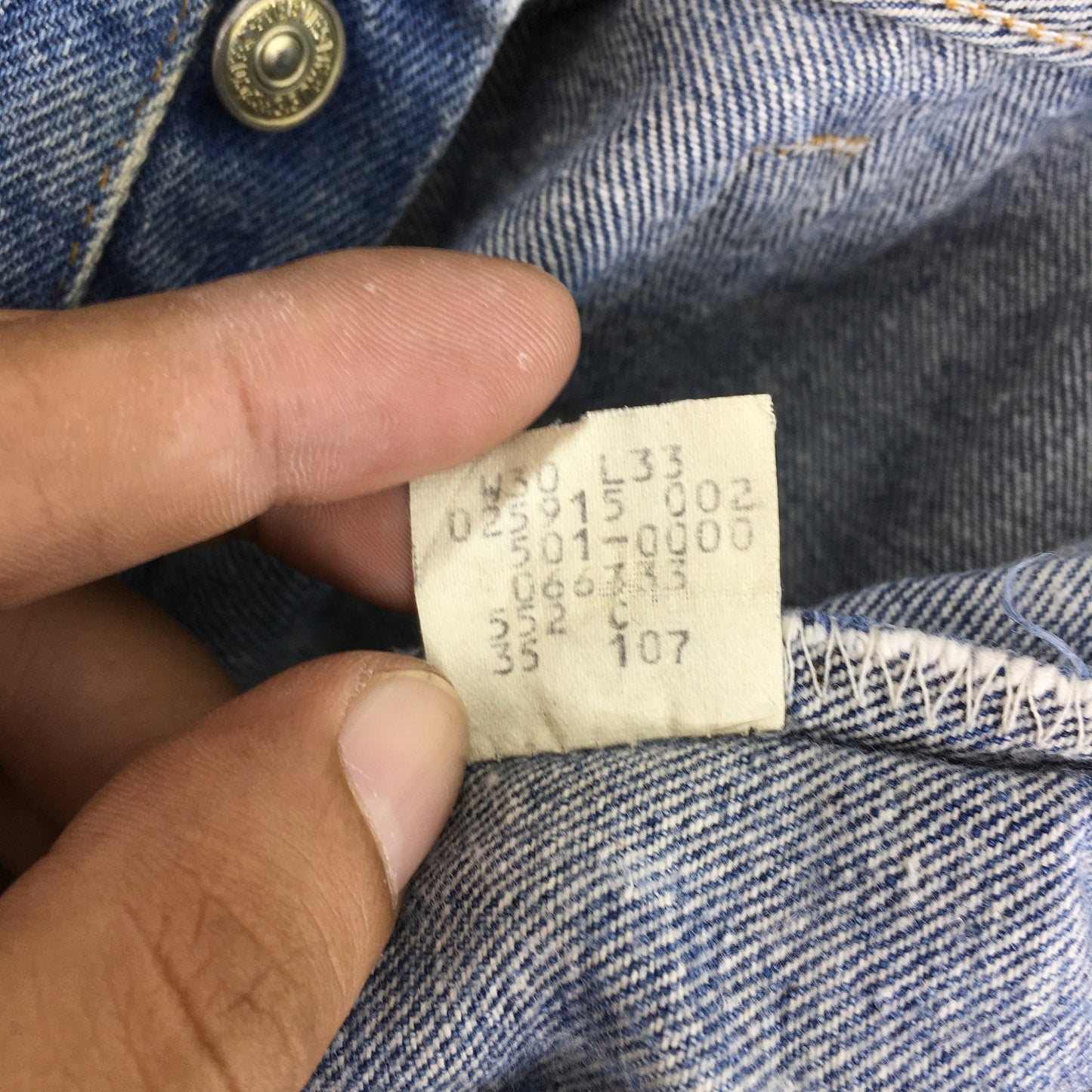 Levi's 501 Faded Dirty Stonewash Jeans Size 28x29.5