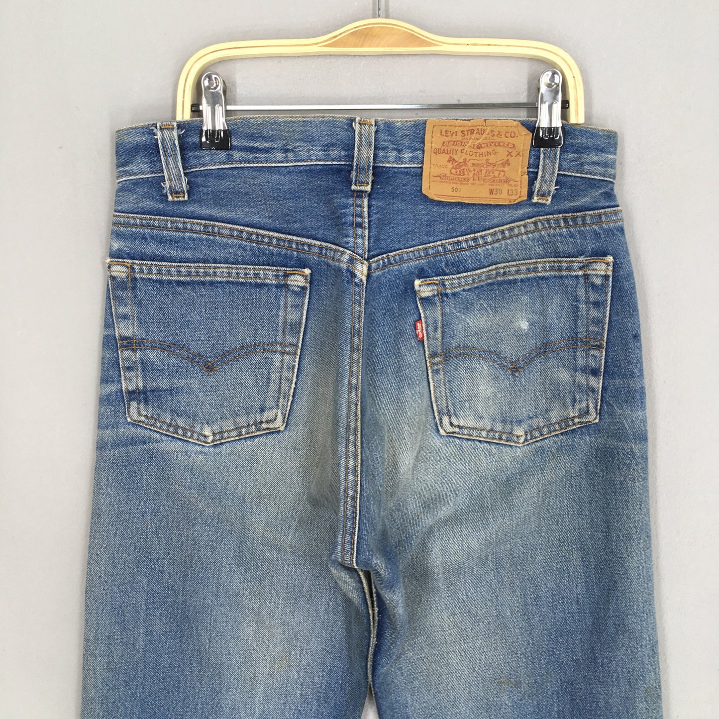 Levi's 501 Faded Dirty Stonewash Jeans Size 28x29.5