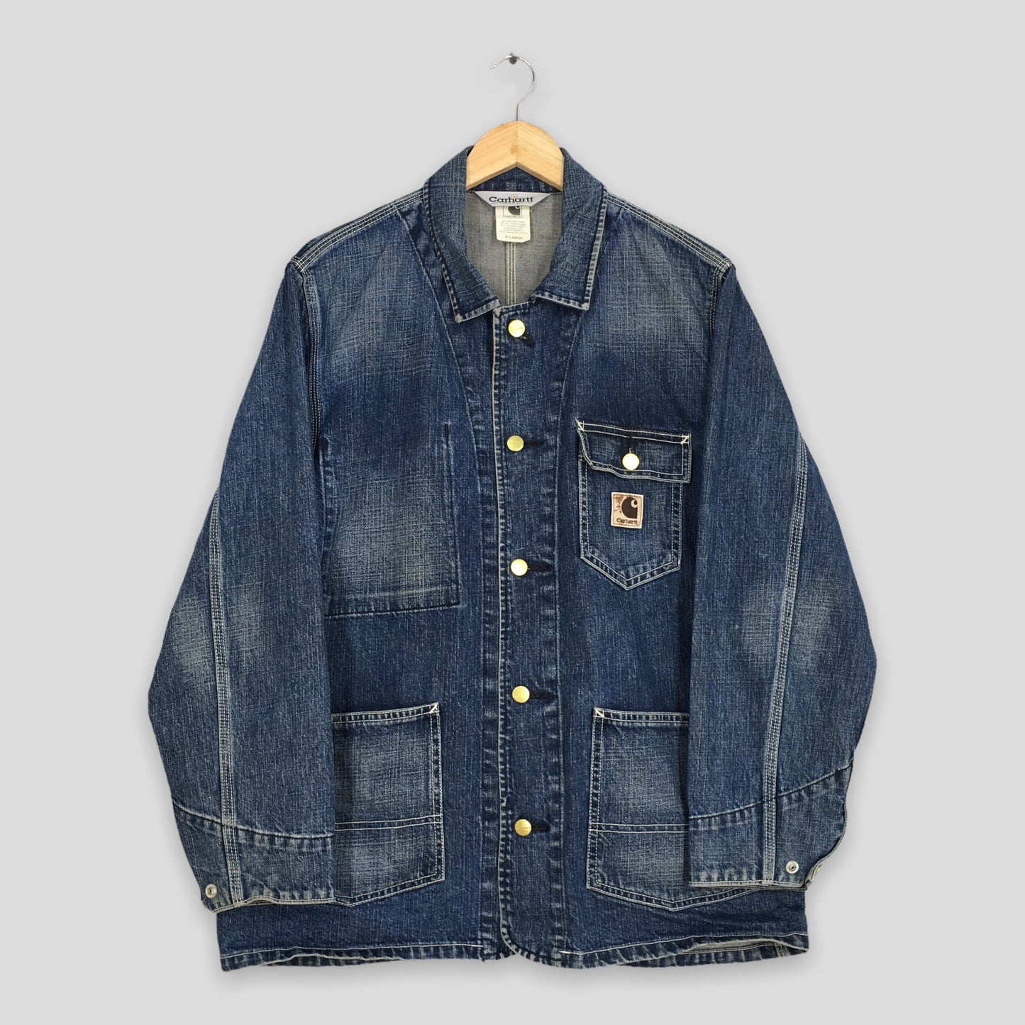 Carhartt Denim Chore Workwear Jacket XLarge