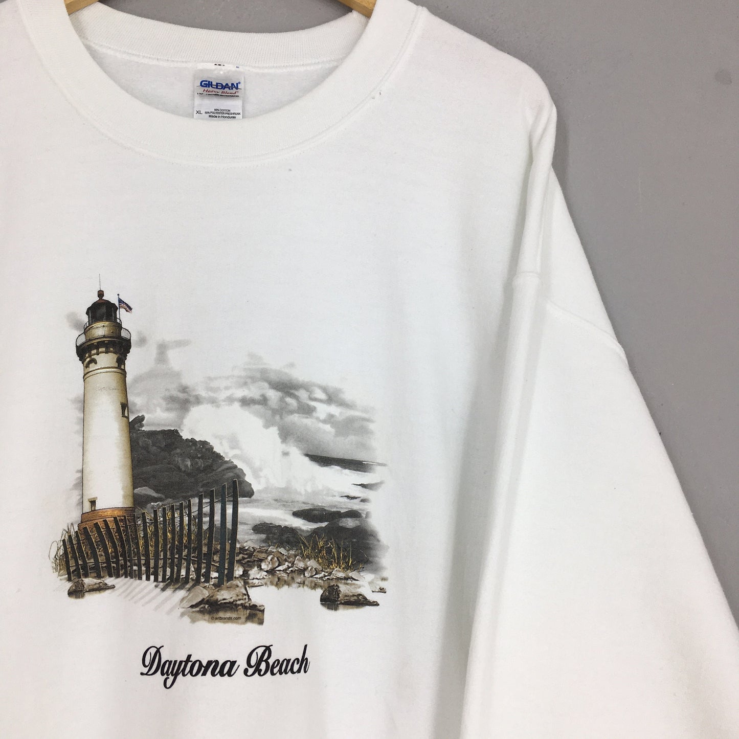 Y2K Daytona Beach Lighthouse Sweatshirt XLarge